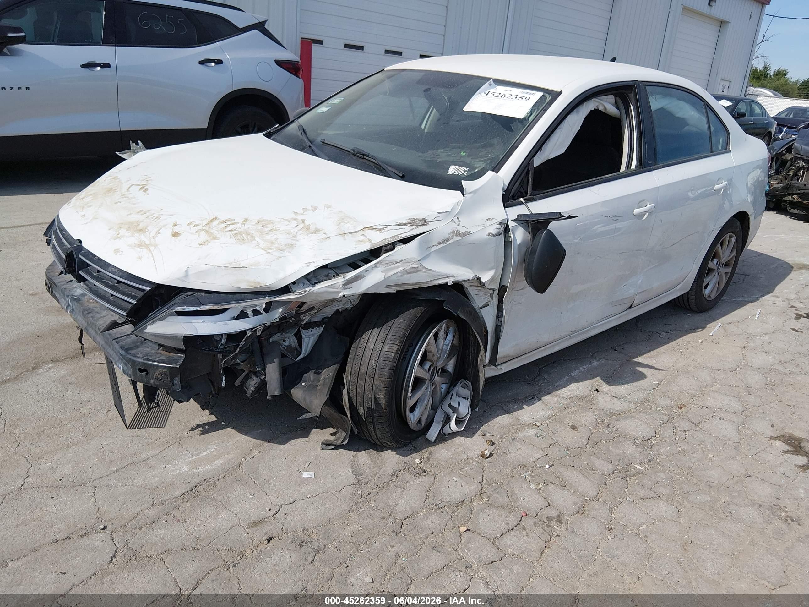 2015 Volkswagen Jetta 1.8t Se White vin: 3VWD17AJ1FM316864