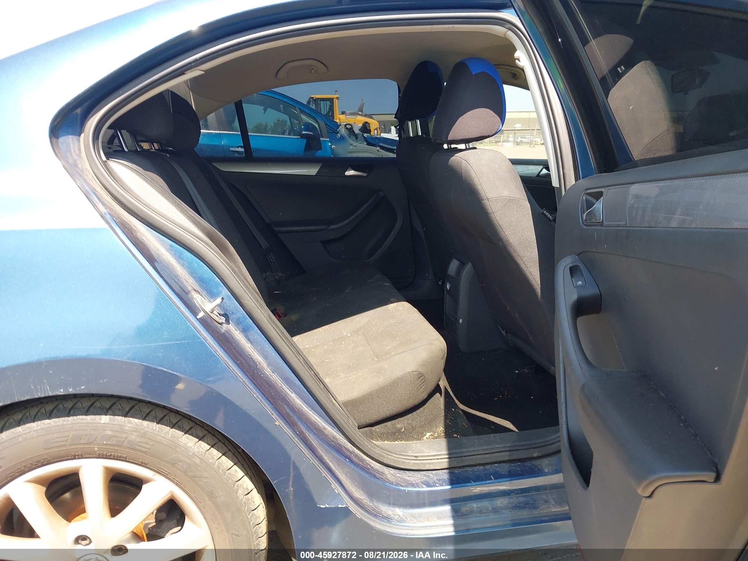 2015 Volkswagen Jetta 1.8t Se Blue vin: 3VWD17AJ1FM332045