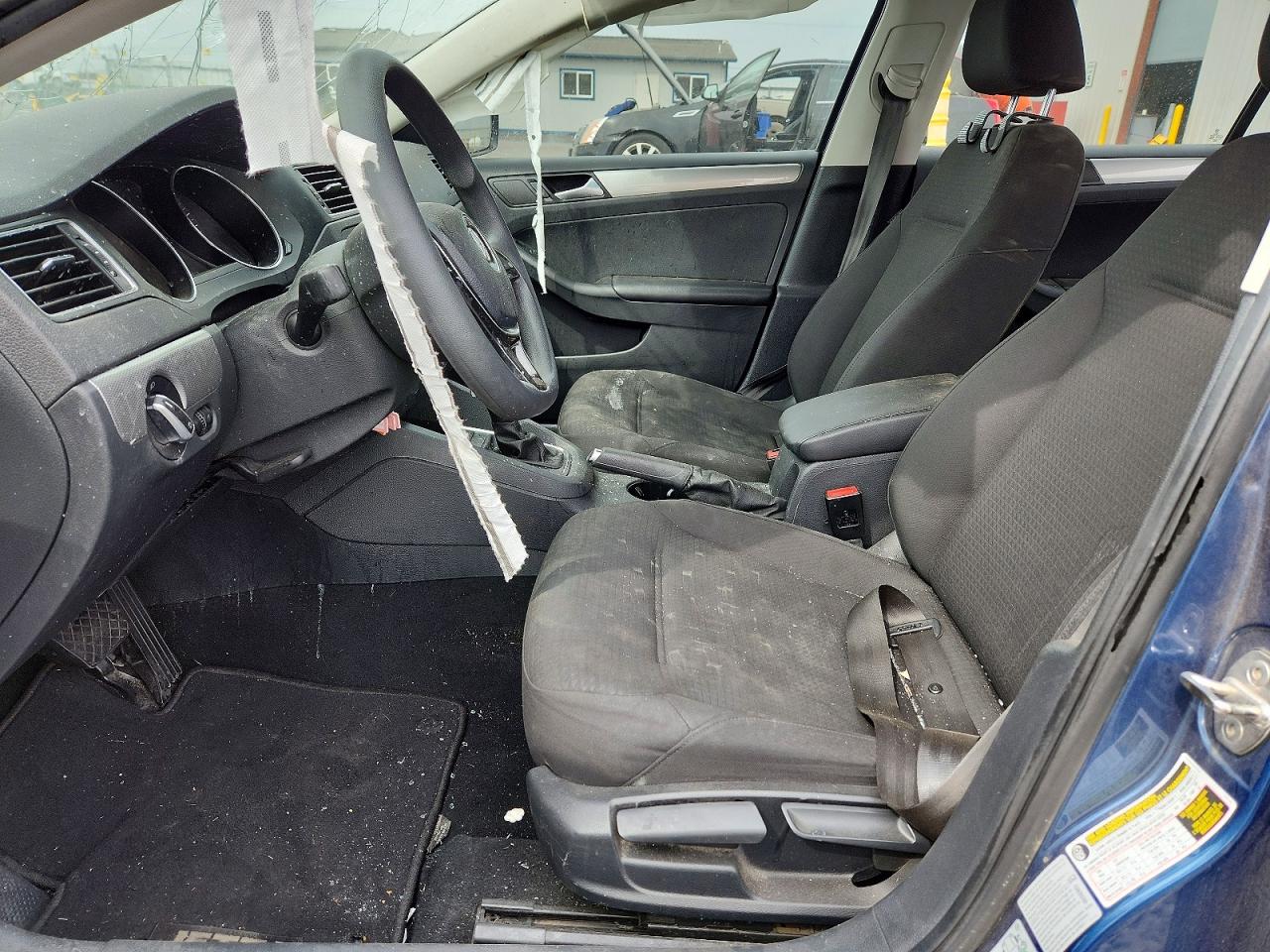 2015 Volkswagen Jetta Se Blue vin: 3VWD17AJ1FM332532