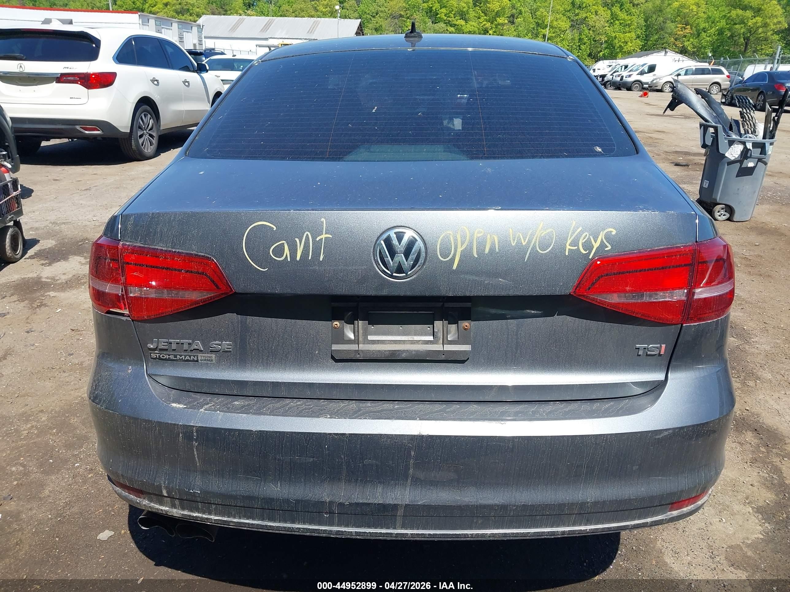 2015 Volkswagen Jetta 1.8t Se Silver vin: 3VWD17AJ1FM333146