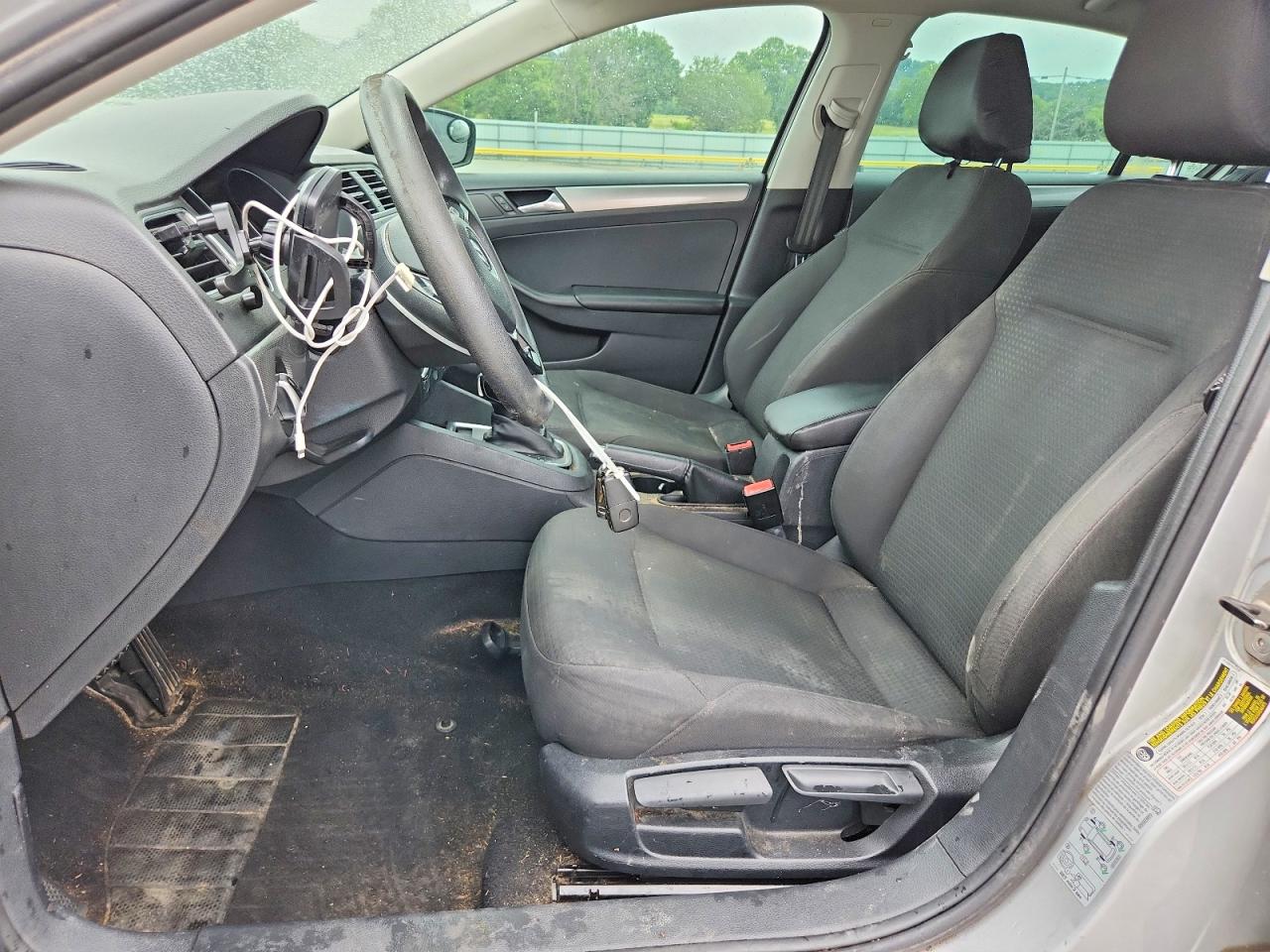 2015 Volkswagen Jetta Se Silver vin: 3VWD17AJ1FM353655