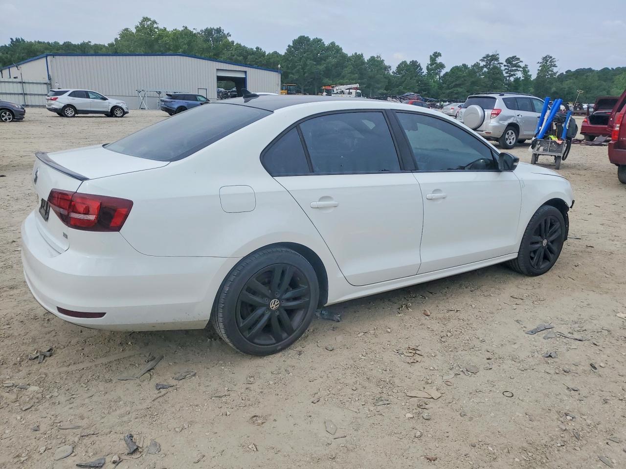 2018 Volkswagen Jetta Sport White vin: 3VWD17AJ1JM238952