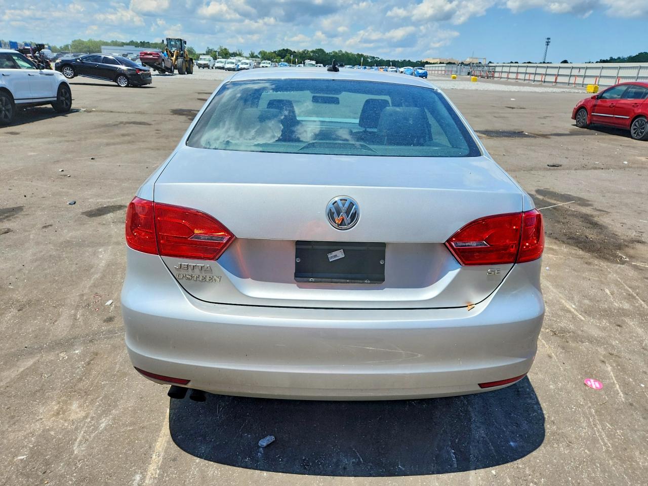 2014 Volkswagen Jetta Se Silver vin: 3VWD17AJ2EM215427