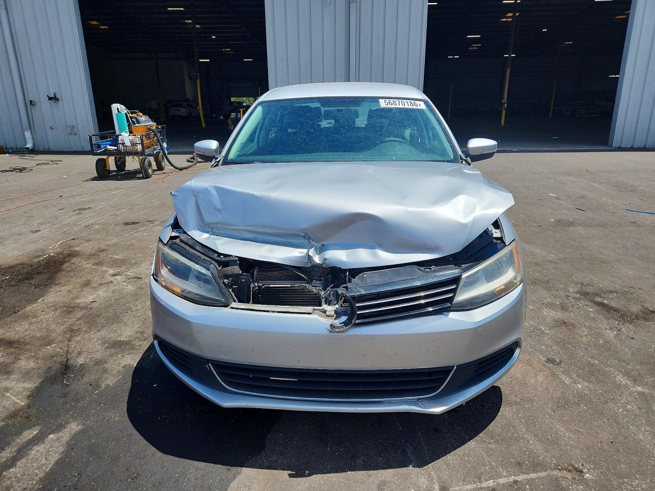 2014 Volkswagen Jetta Se Silver vin: 3VWD17AJ2EM215427