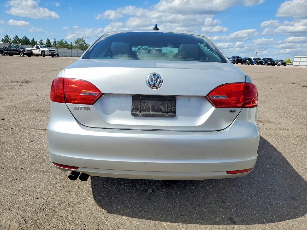 2014 Volkswagen Jetta Se Silver vin: 3VWD17AJ2EM223429