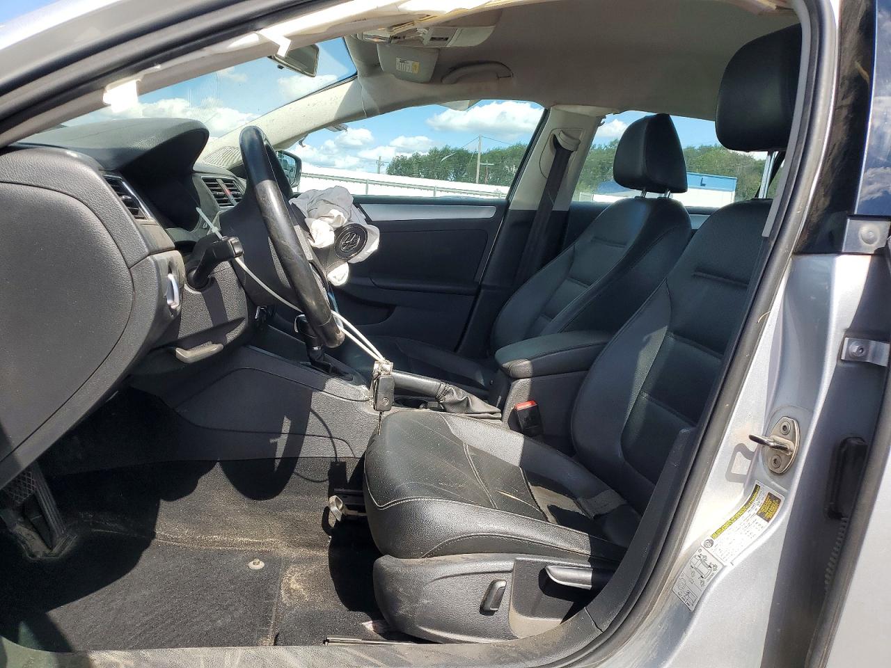 2014 Volkswagen Jetta Se Silver vin: 3VWD17AJ2EM223429
