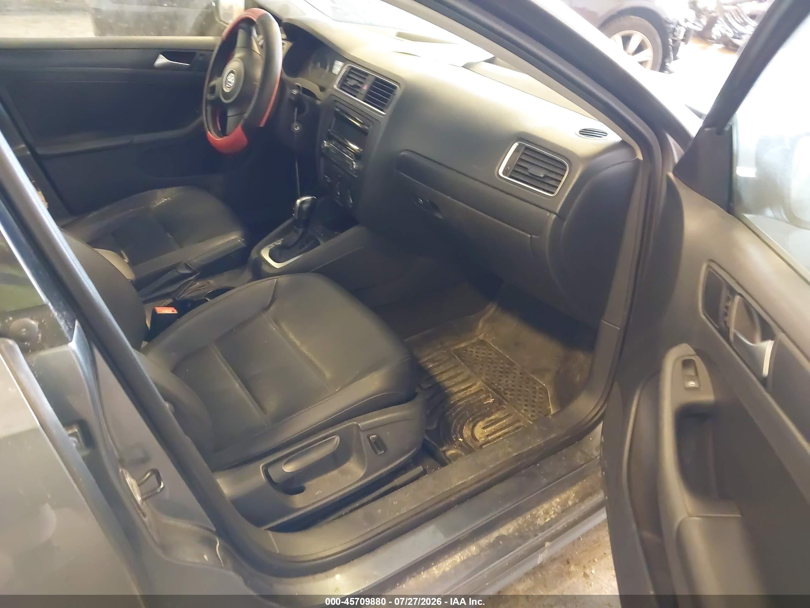 2014 Volkswagen Jetta 1.8t Se Gray vin: 3VWD17AJ2EM238979