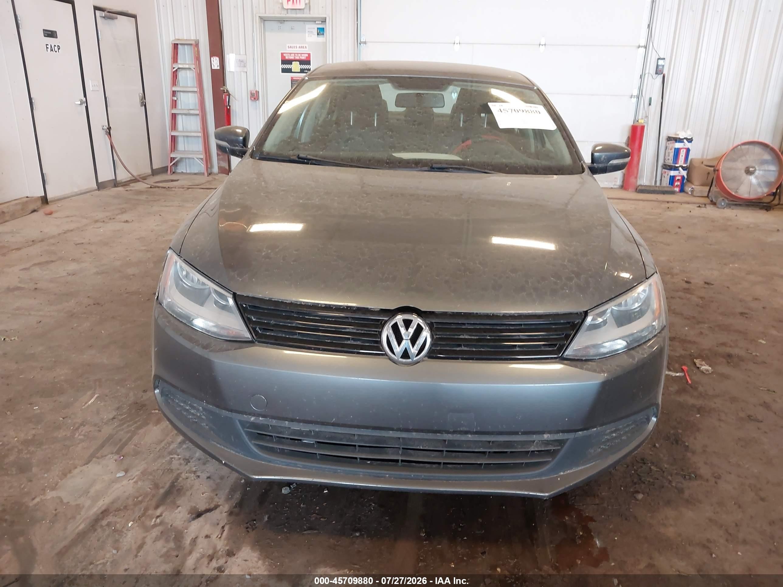 2014 Volkswagen Jetta 1.8t Se Gray vin: 3VWD17AJ2EM238979
