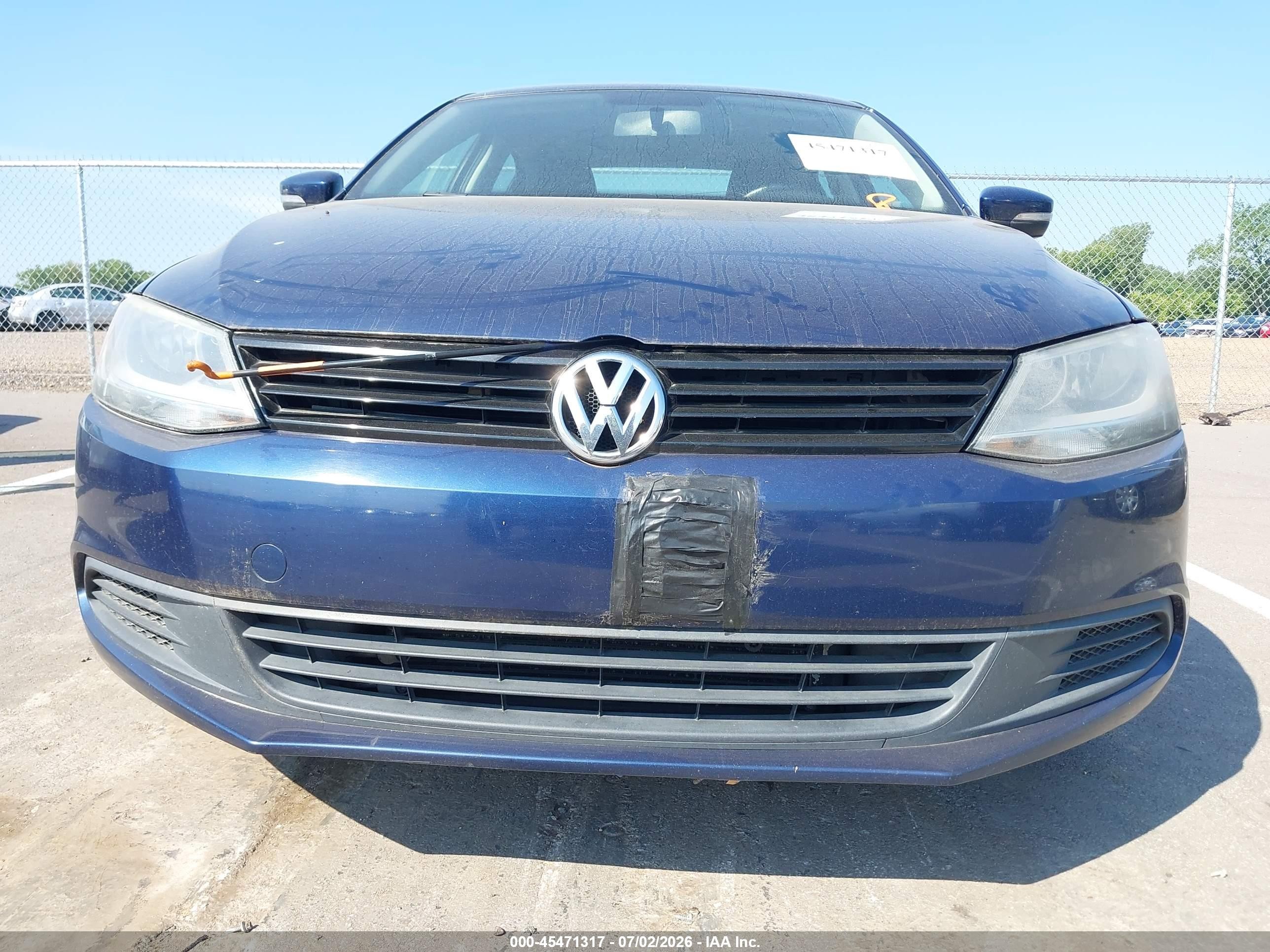 2014 Volkswagen Jetta 1.8t Se Синий vin: 3VWD17AJ2EM263767