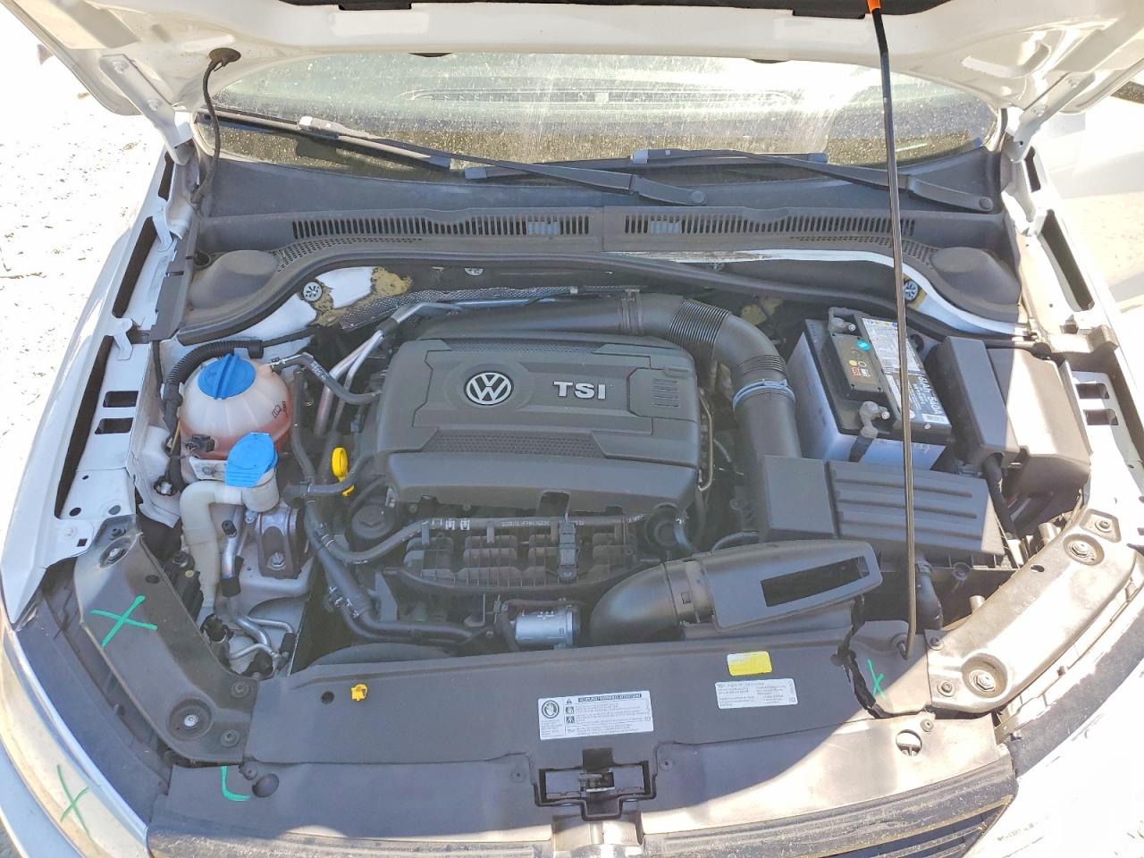 2014 Volkswagen Jetta Se White vin: 3VWD17AJ2EM265664