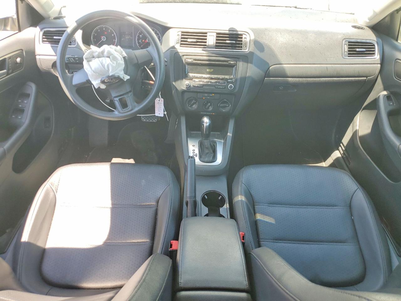 2014 Volkswagen Jetta Se White vin: 3VWD17AJ2EM265664