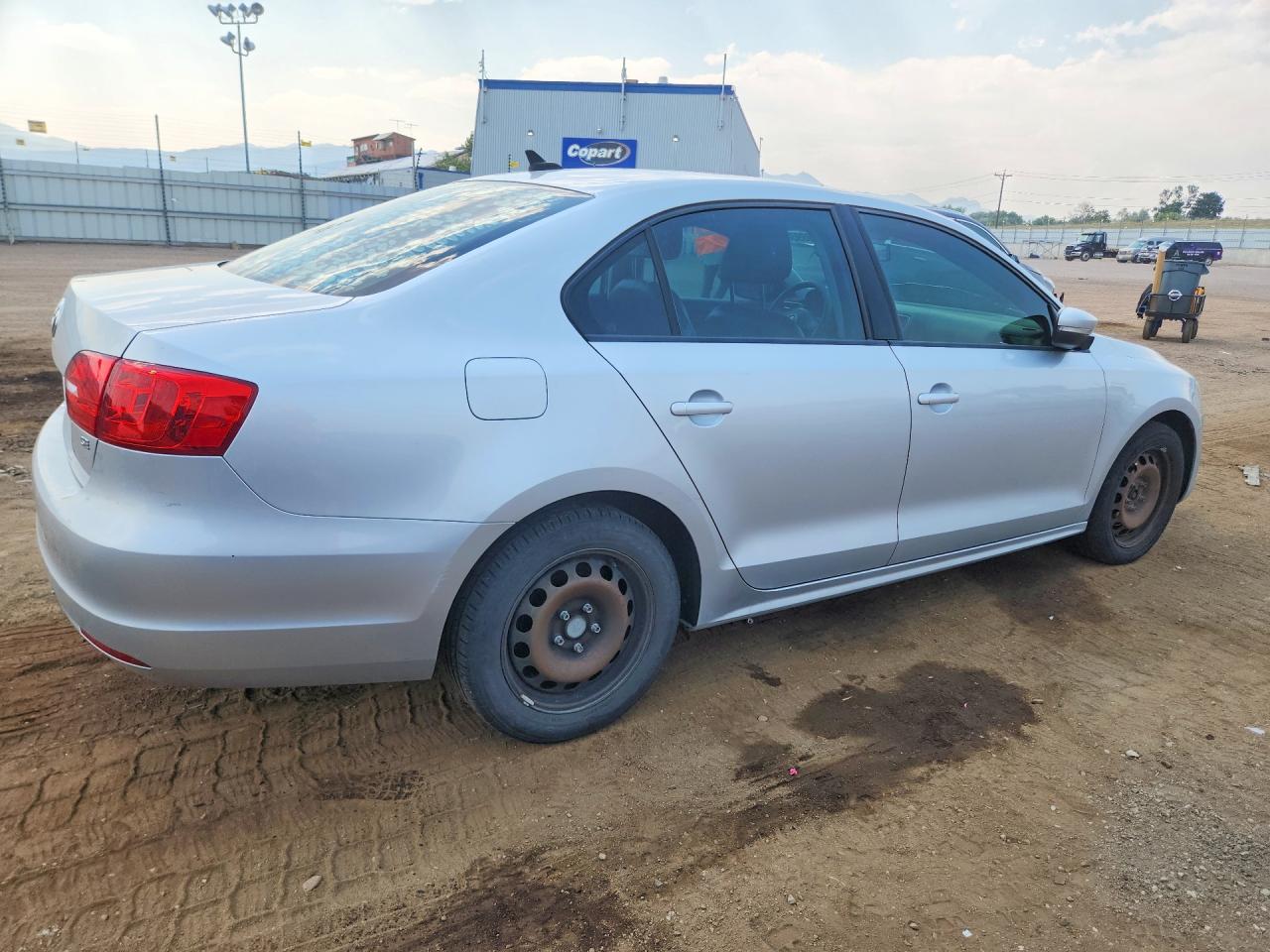 2014 Volkswagen Jetta Se Silver vin: 3VWD17AJ2EM266085