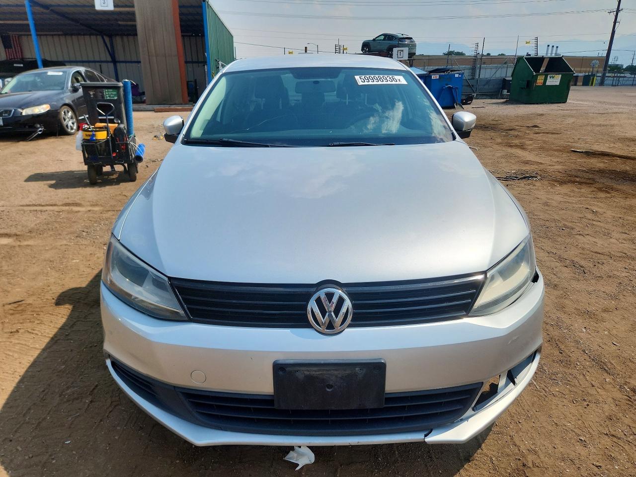 2014 Volkswagen Jetta Se Silver vin: 3VWD17AJ2EM266085