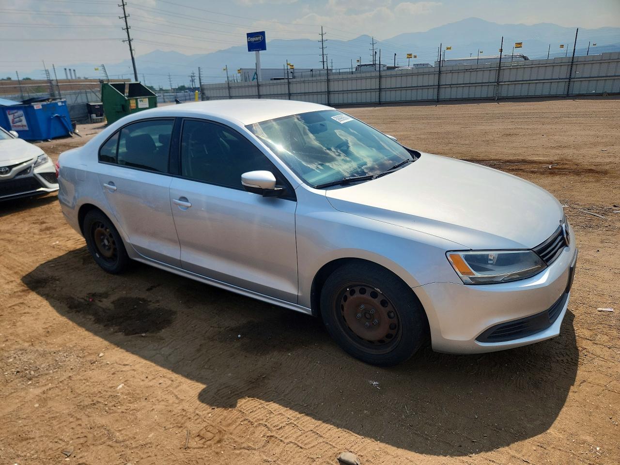 2014 Volkswagen Jetta Se Silver vin: 3VWD17AJ2EM266085