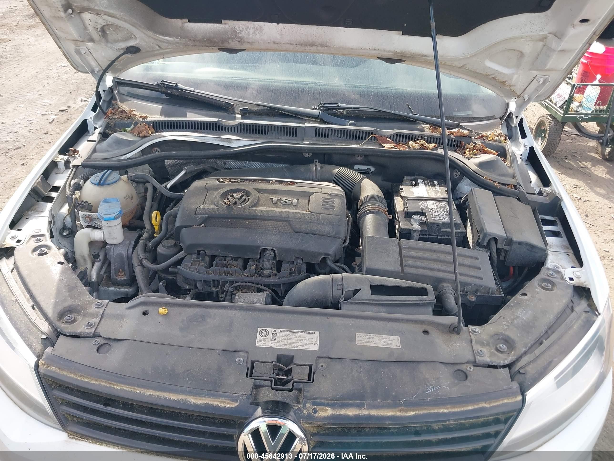 2014 Volkswagen Jetta 1.8t Se White vin: 3VWD17AJ2EM284859