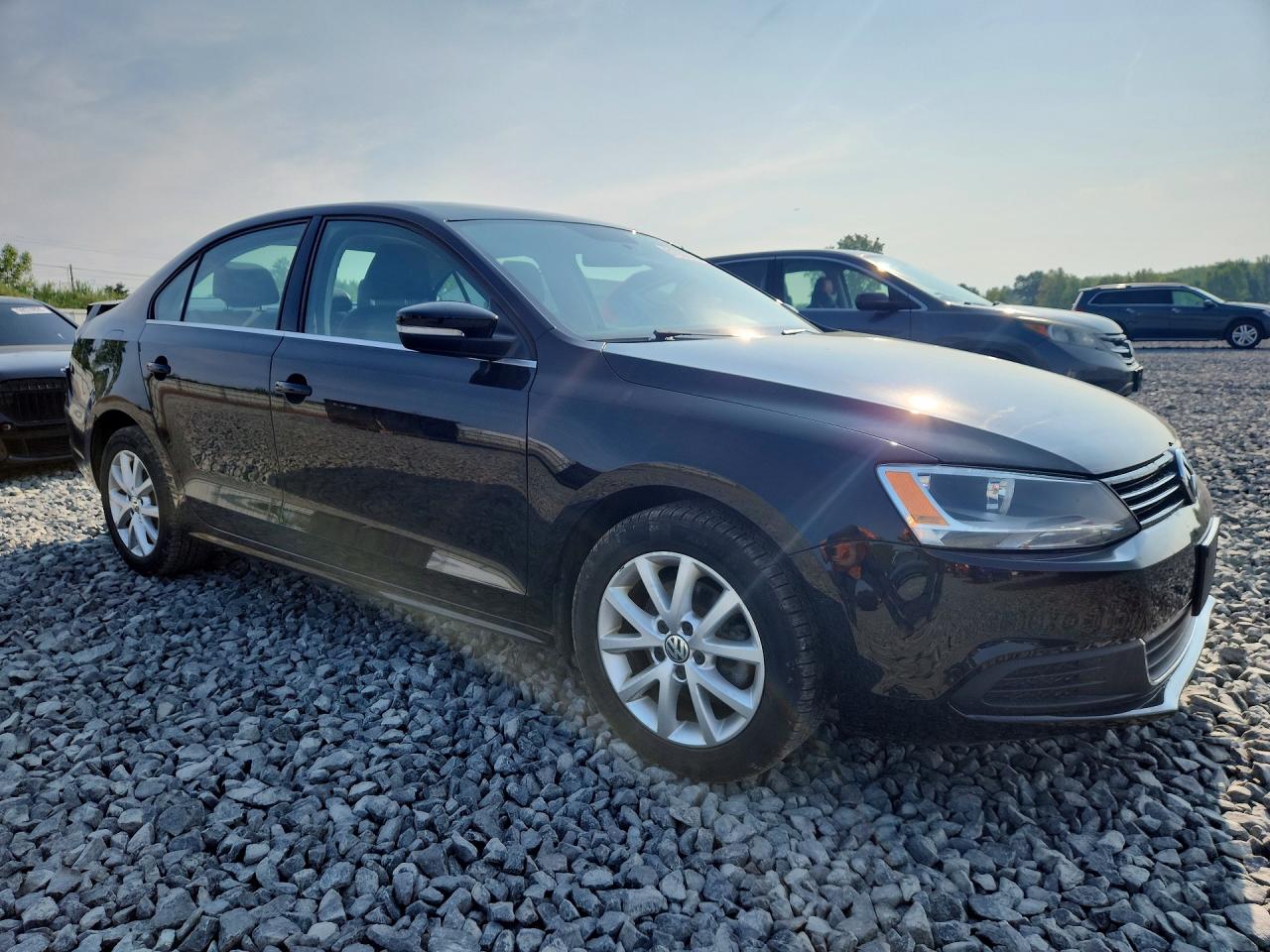 2014 Volkswagen Jetta Se Black vin: 3VWD17AJ2EM289379