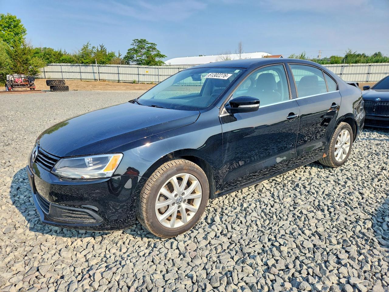 2014 Volkswagen Jetta Se Black vin: 3VWD17AJ2EM289379