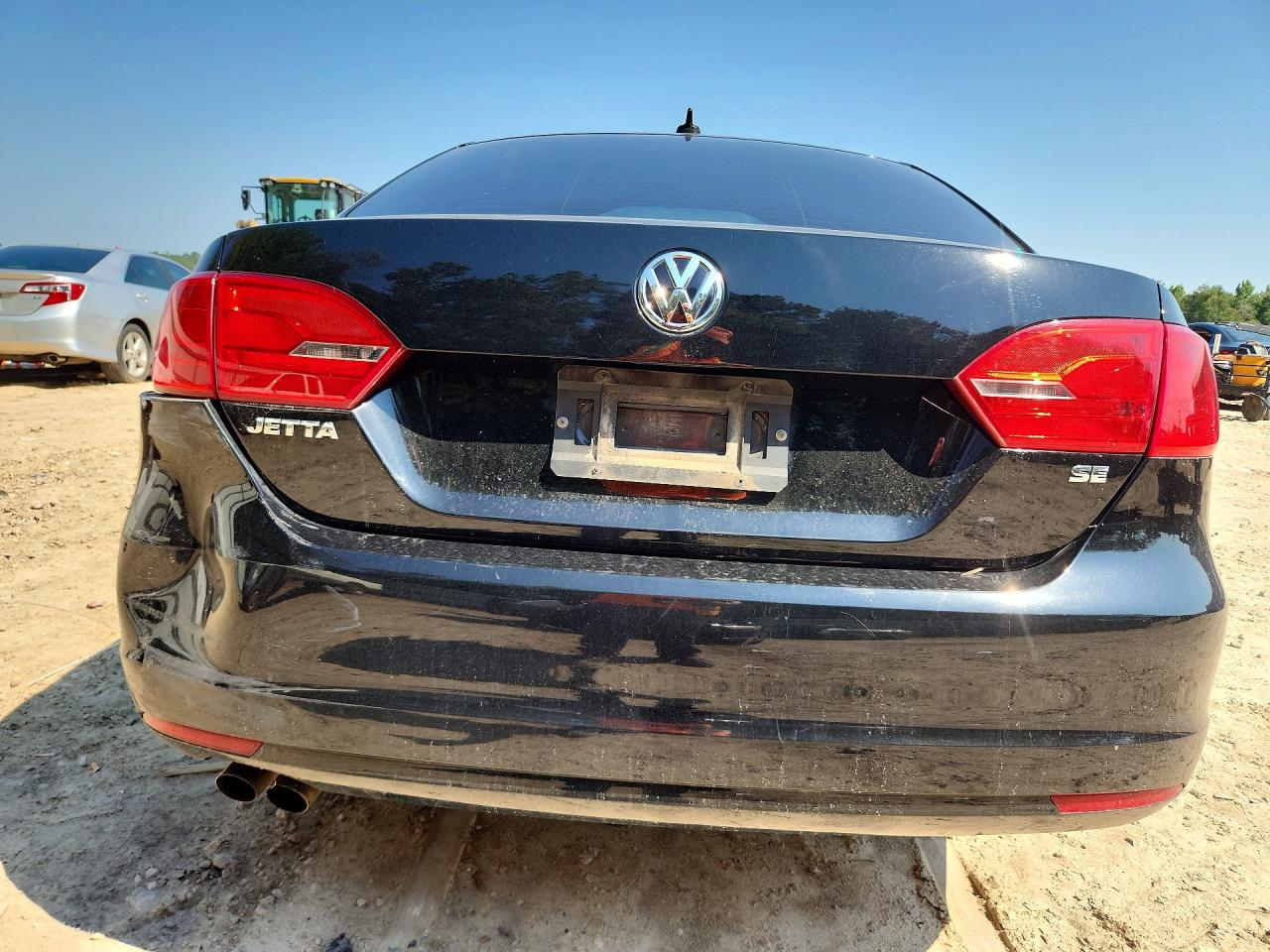 2014 Volkswagen Jetta Se Black vin: 3VWD17AJ2EM306861