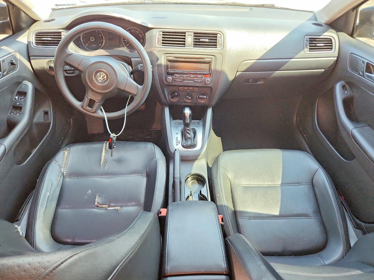 2014 Volkswagen Jetta Se Black vin: 3VWD17AJ2EM306861