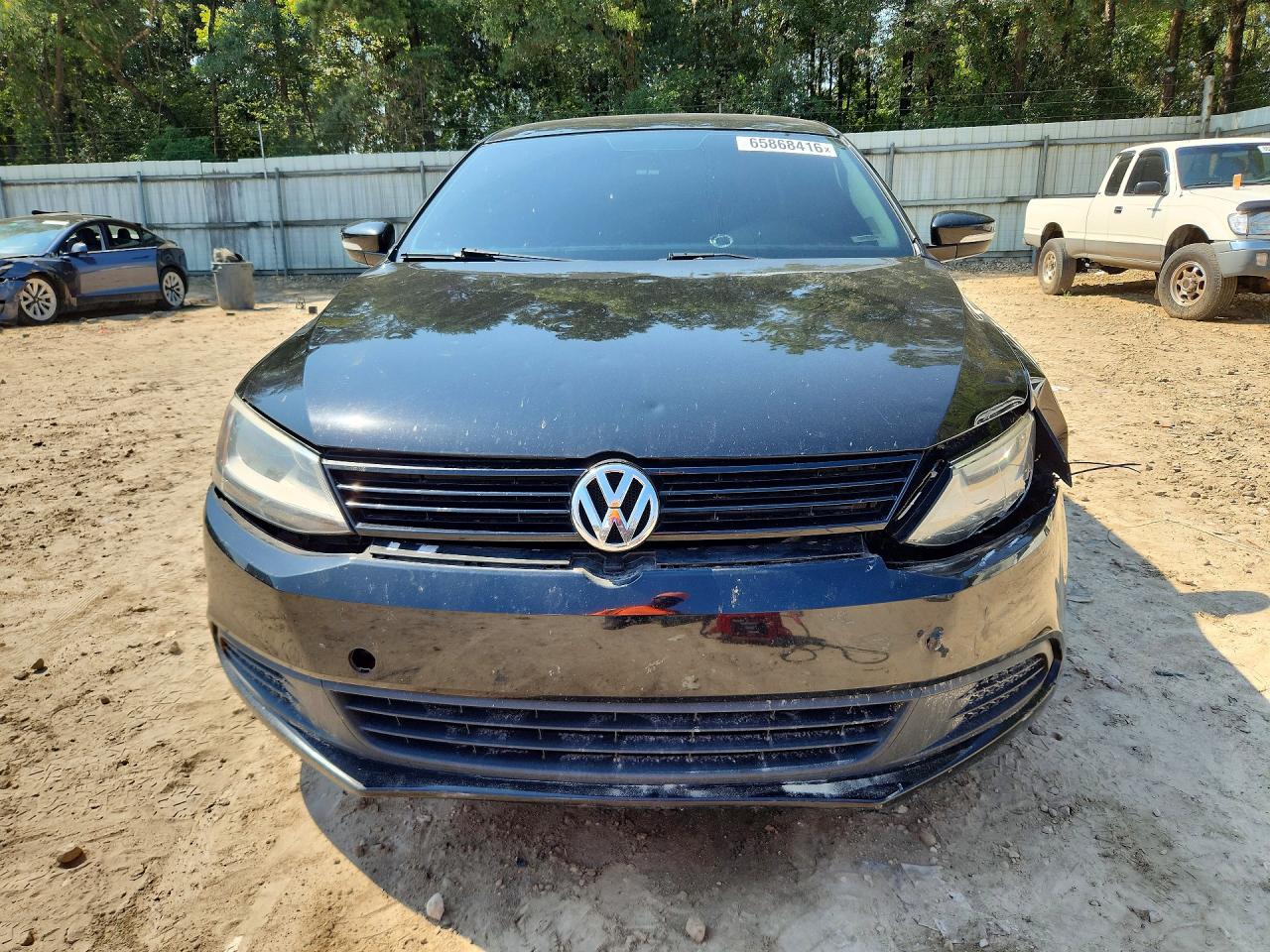 2014 Volkswagen Jetta Se Black vin: 3VWD17AJ2EM306861