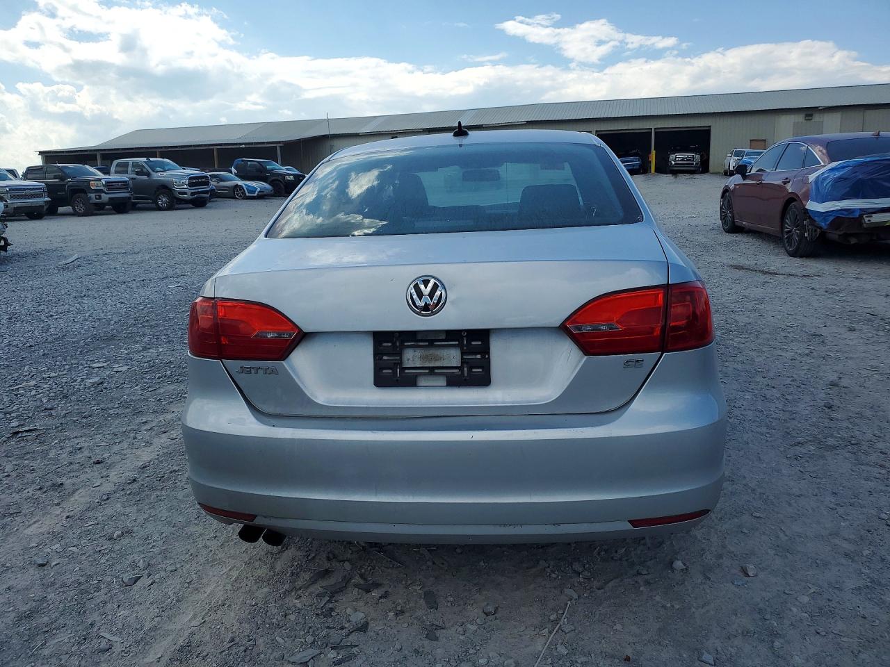 2014 Volkswagen Jetta Se Silver vin: 3VWD17AJ2EM314751