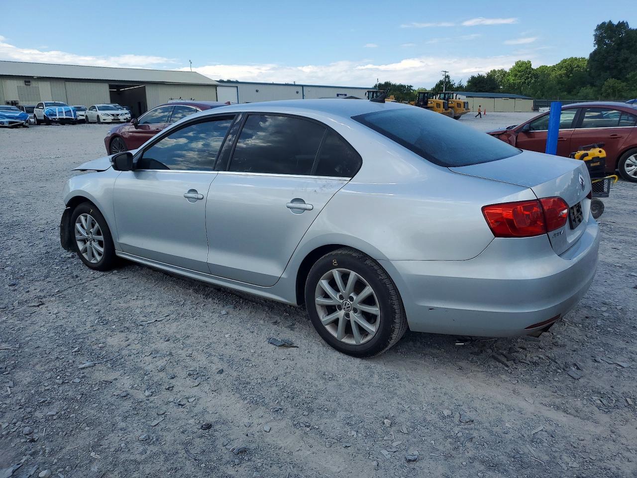 2014 Volkswagen Jetta Se Silver vin: 3VWD17AJ2EM314751