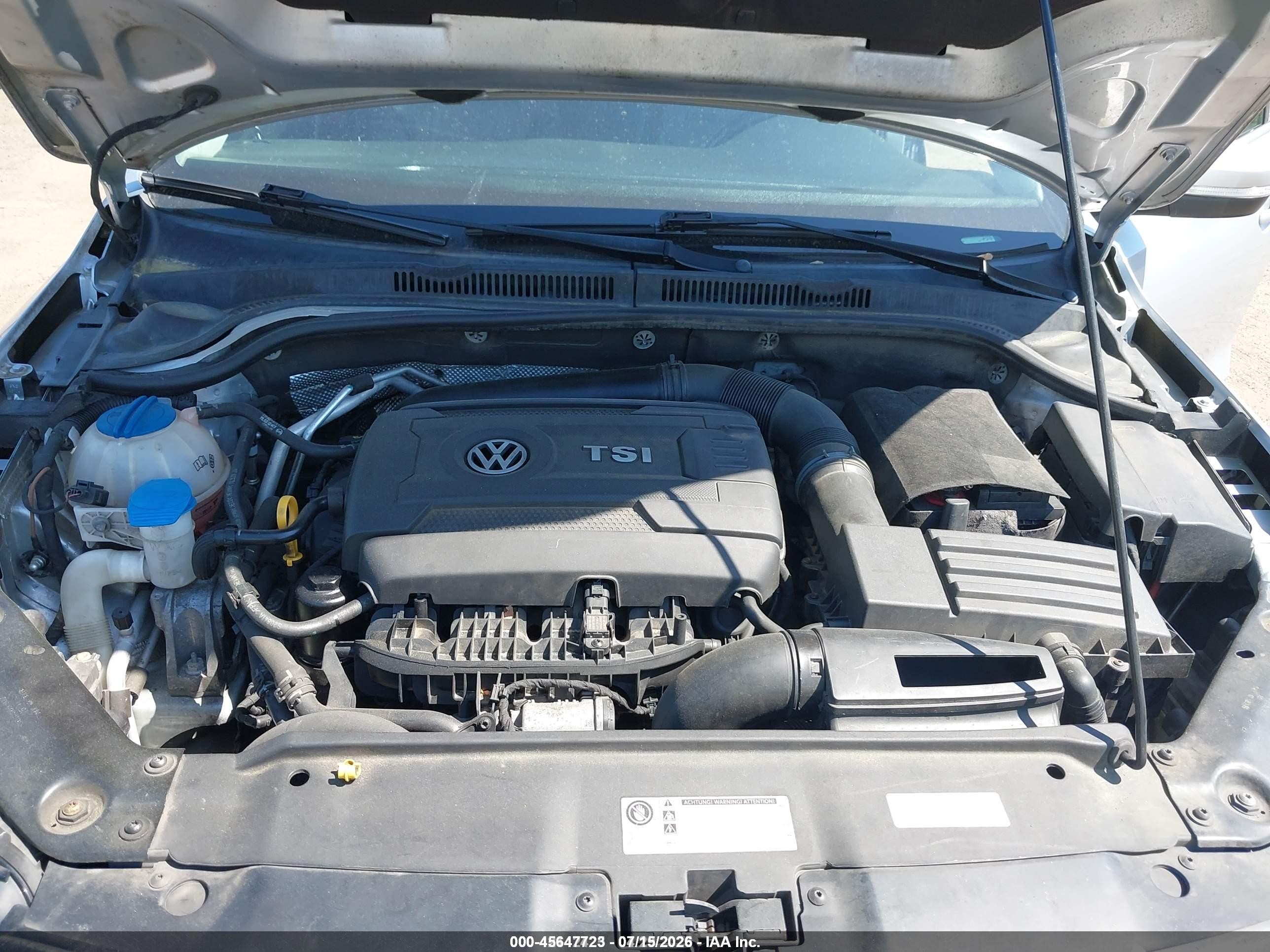 2014 Volkswagen Jetta 1.8t Se Серебряный vin: 3VWD17AJ2EM327662