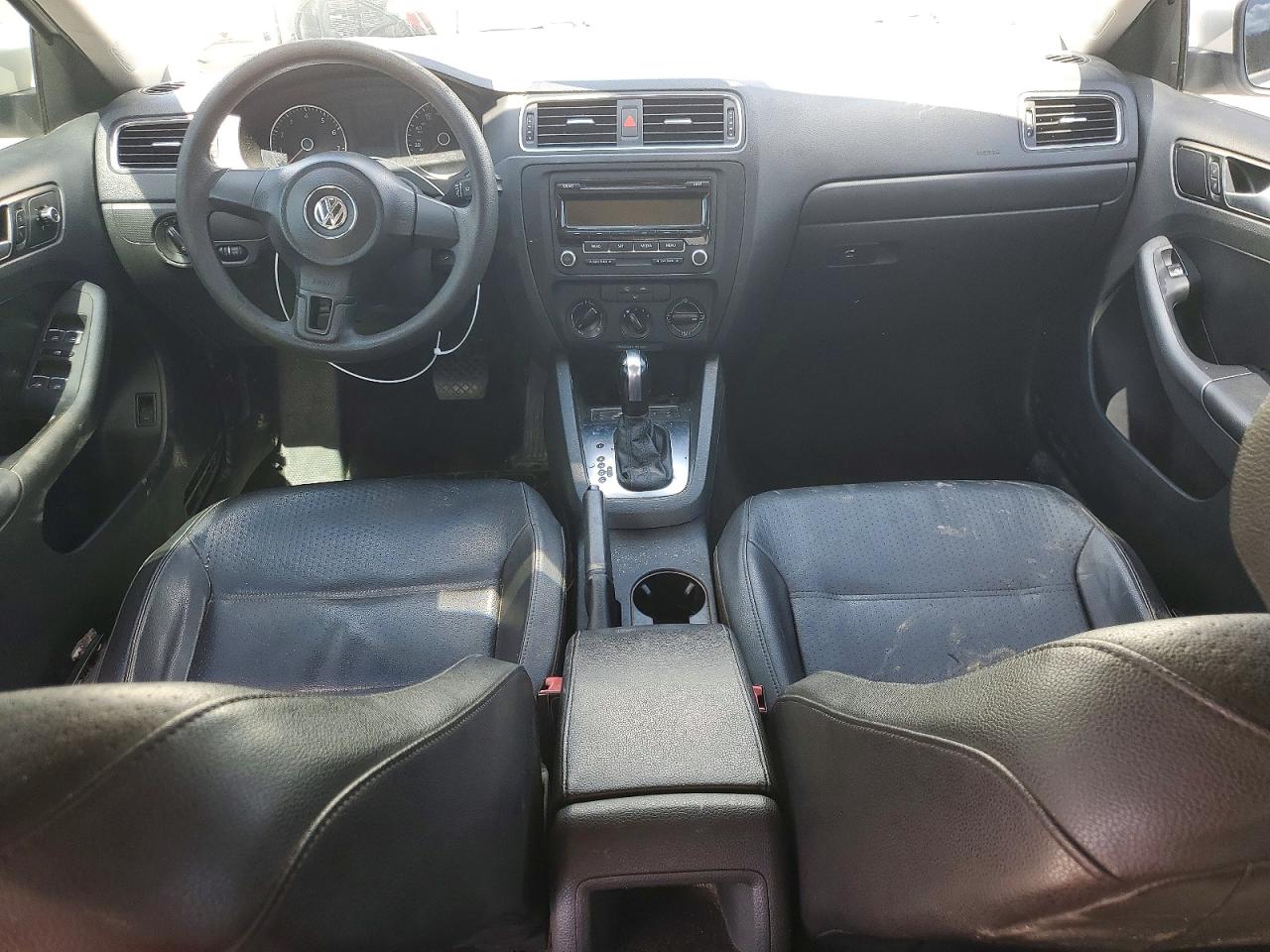 2014 Volkswagen Jetta Se White vin: 3VWD17AJ2EM370012