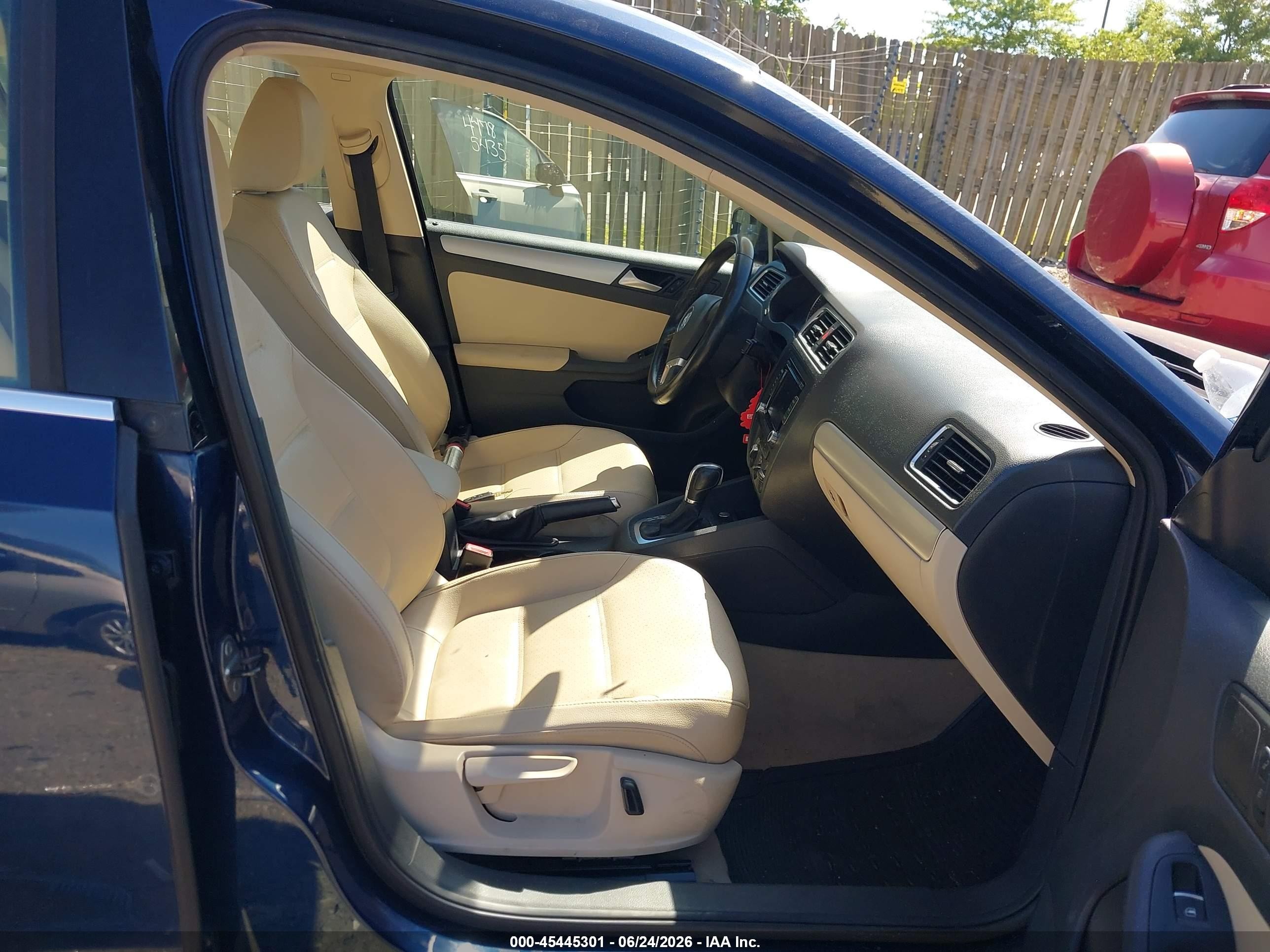 2014 Volkswagen Jetta 1.8t Se Dark Blue vin: 3VWD17AJ2EM371628