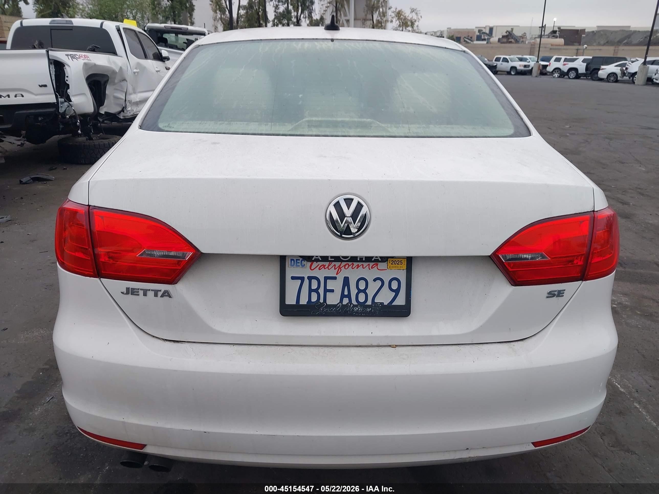 2014 Volkswagen Jetta 1.8t Se Белый vin: 3VWD17AJ2EM371659