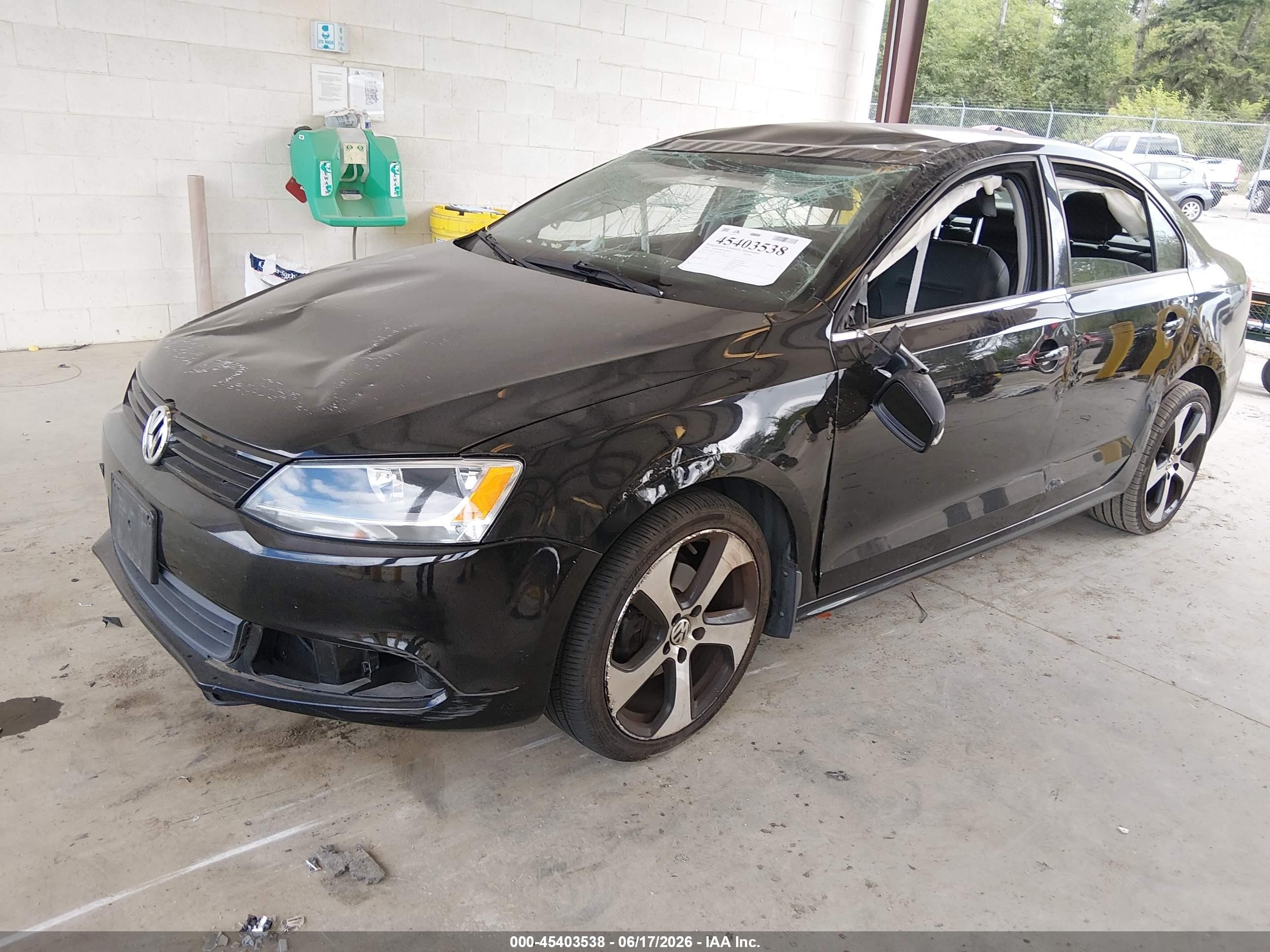 2014 Volkswagen Jetta 1.8t Se Black vin: 3VWD17AJ2EM391300