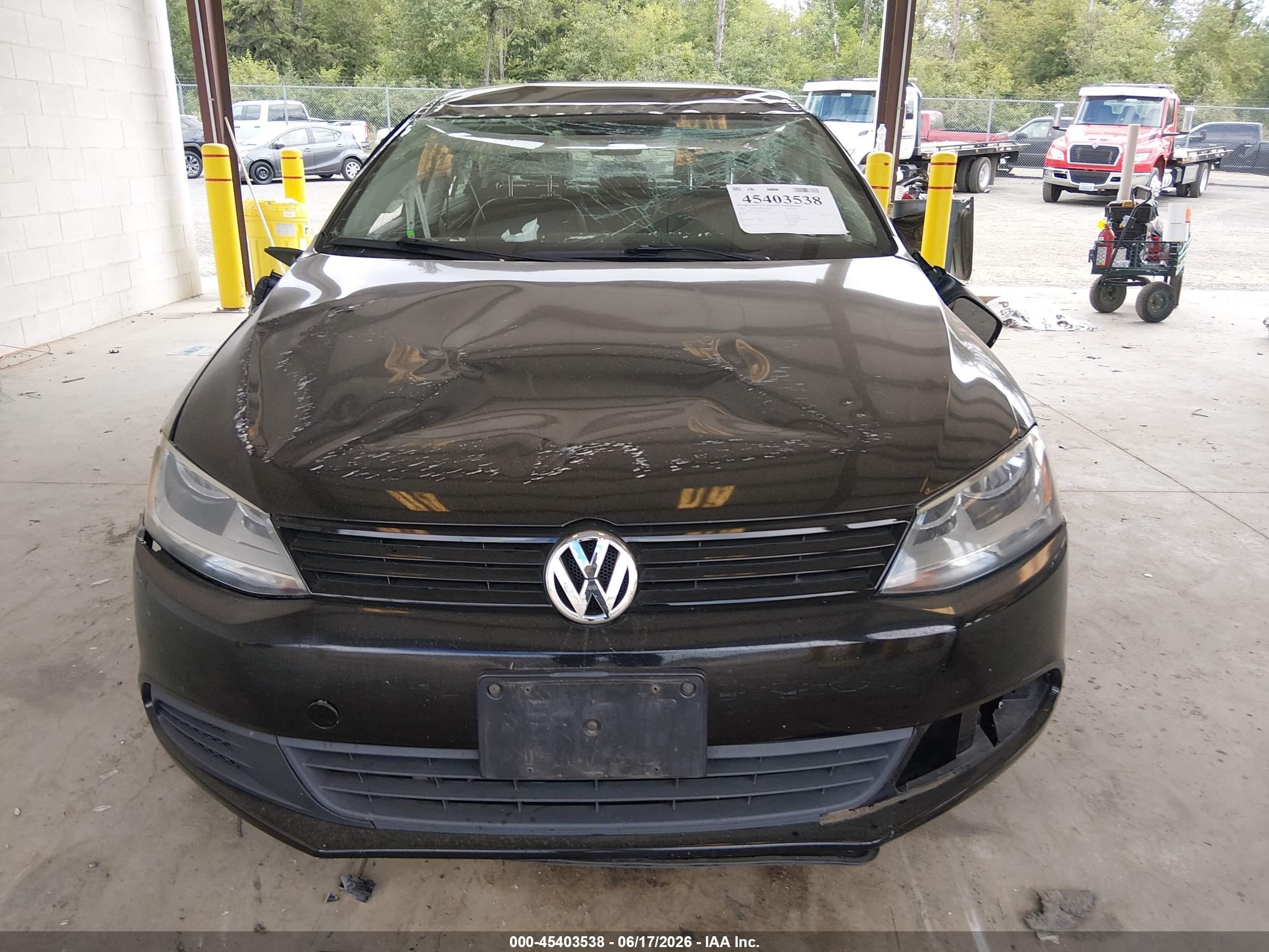 2014 Volkswagen Jetta 1.8t Se Black vin: 3VWD17AJ2EM391300