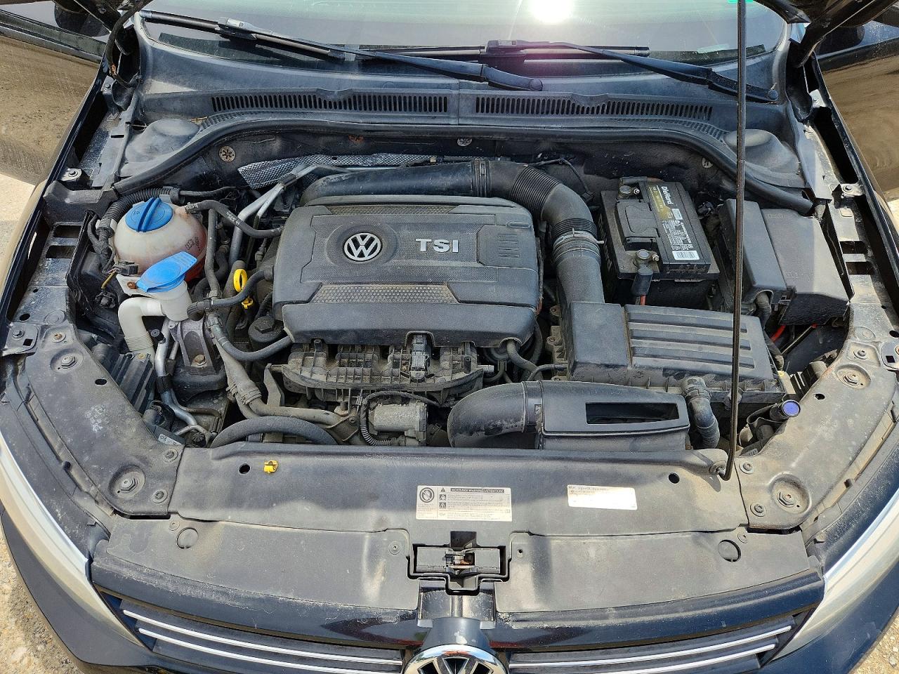 2014 Volkswagen Jetta Se Black vin: 3VWD17AJ2EM411335