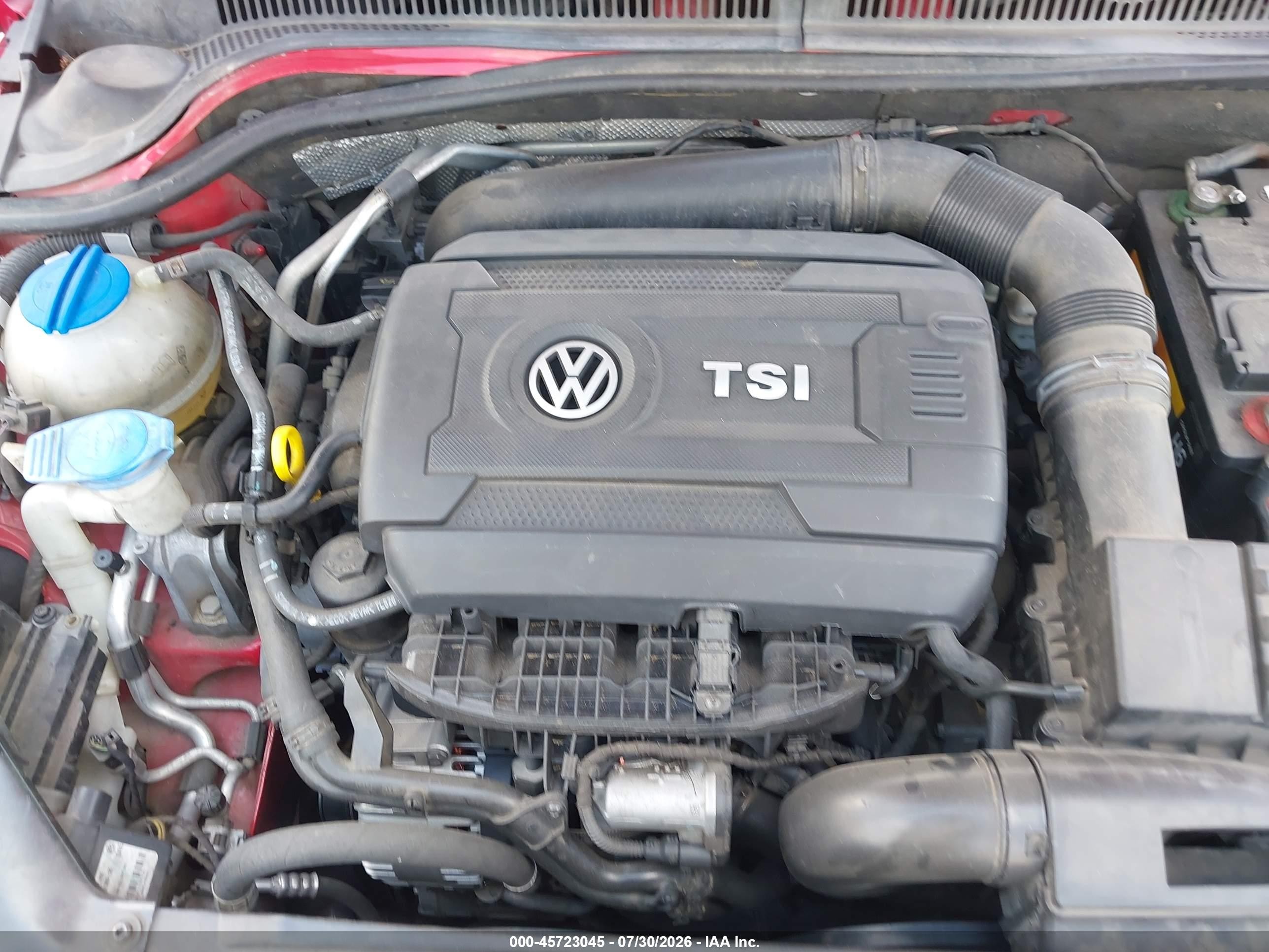 2014 Volkswagen Jetta 1.8t Se Red vin: 3VWD17AJ2EM417927