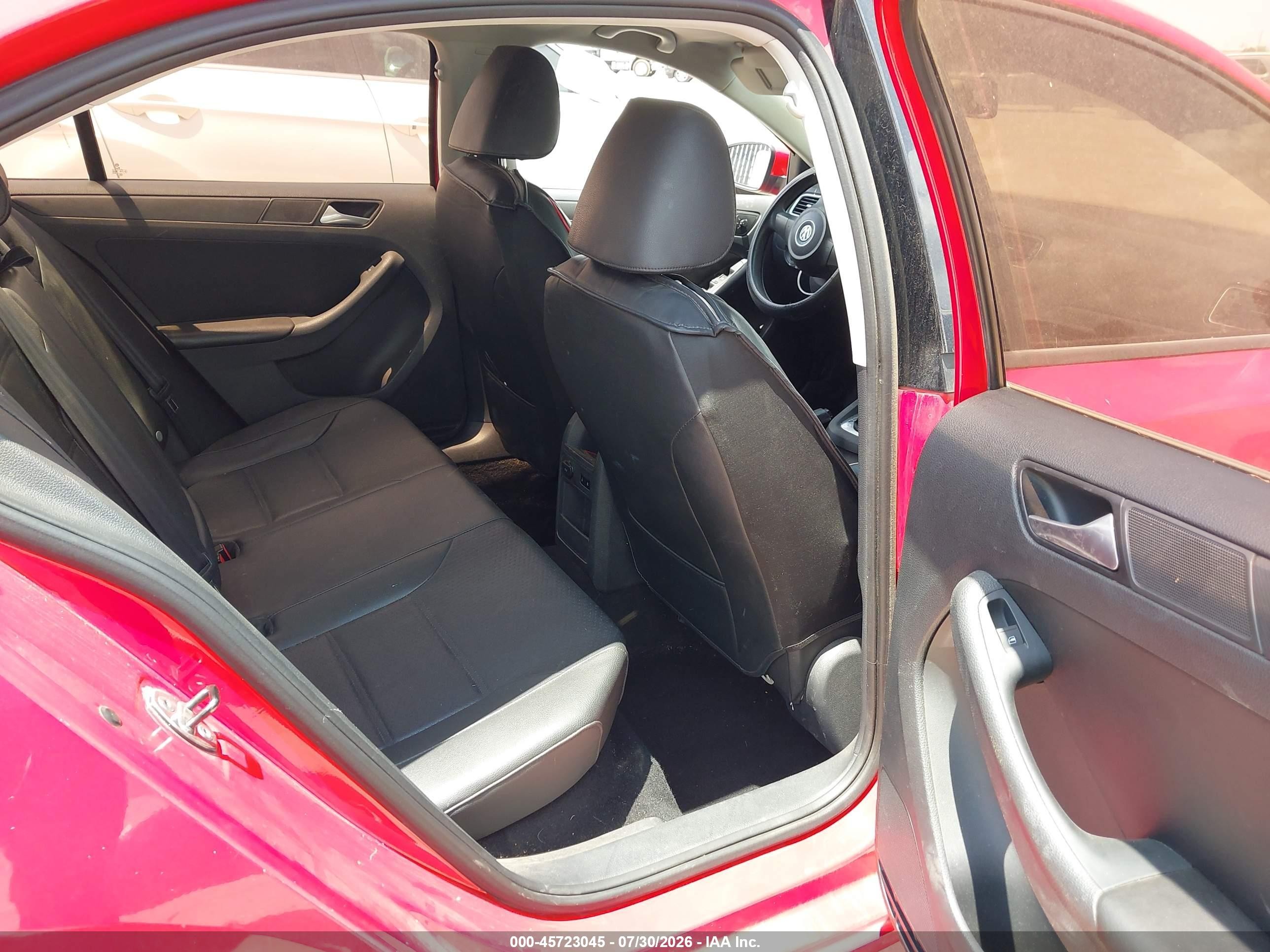 2014 Volkswagen Jetta 1.8t Se Red vin: 3VWD17AJ2EM417927
