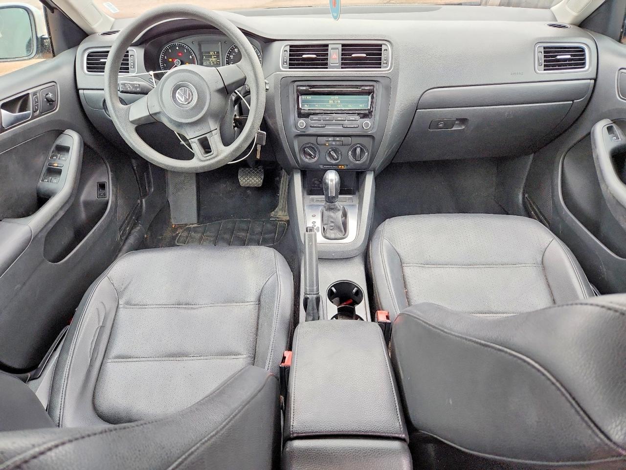 2014 Volkswagen Jetta Se White vin: 3VWD17AJ2EM424201
