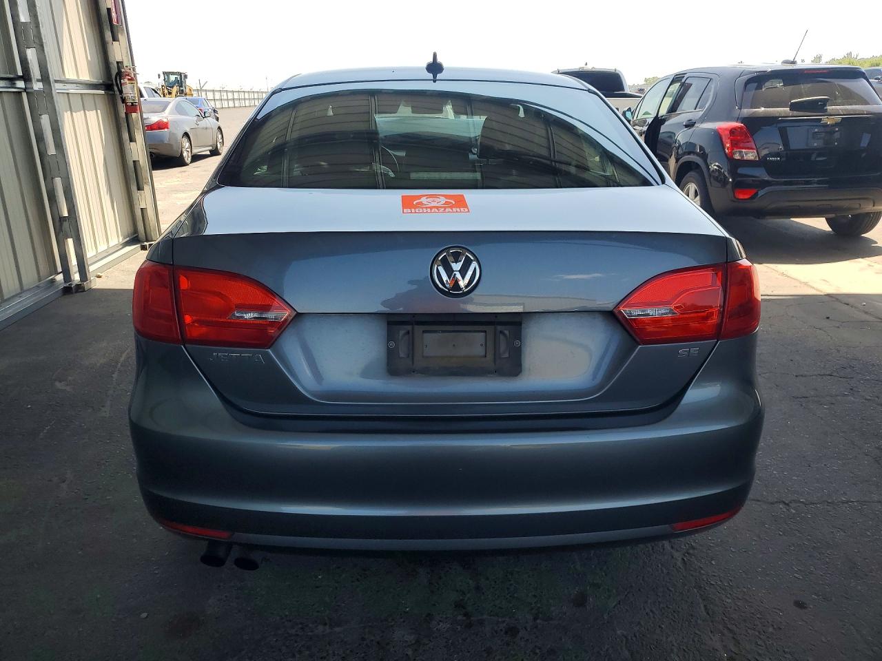 2014 Volkswagen Jetta Se Gray vin: 3VWD17AJ2EM433397