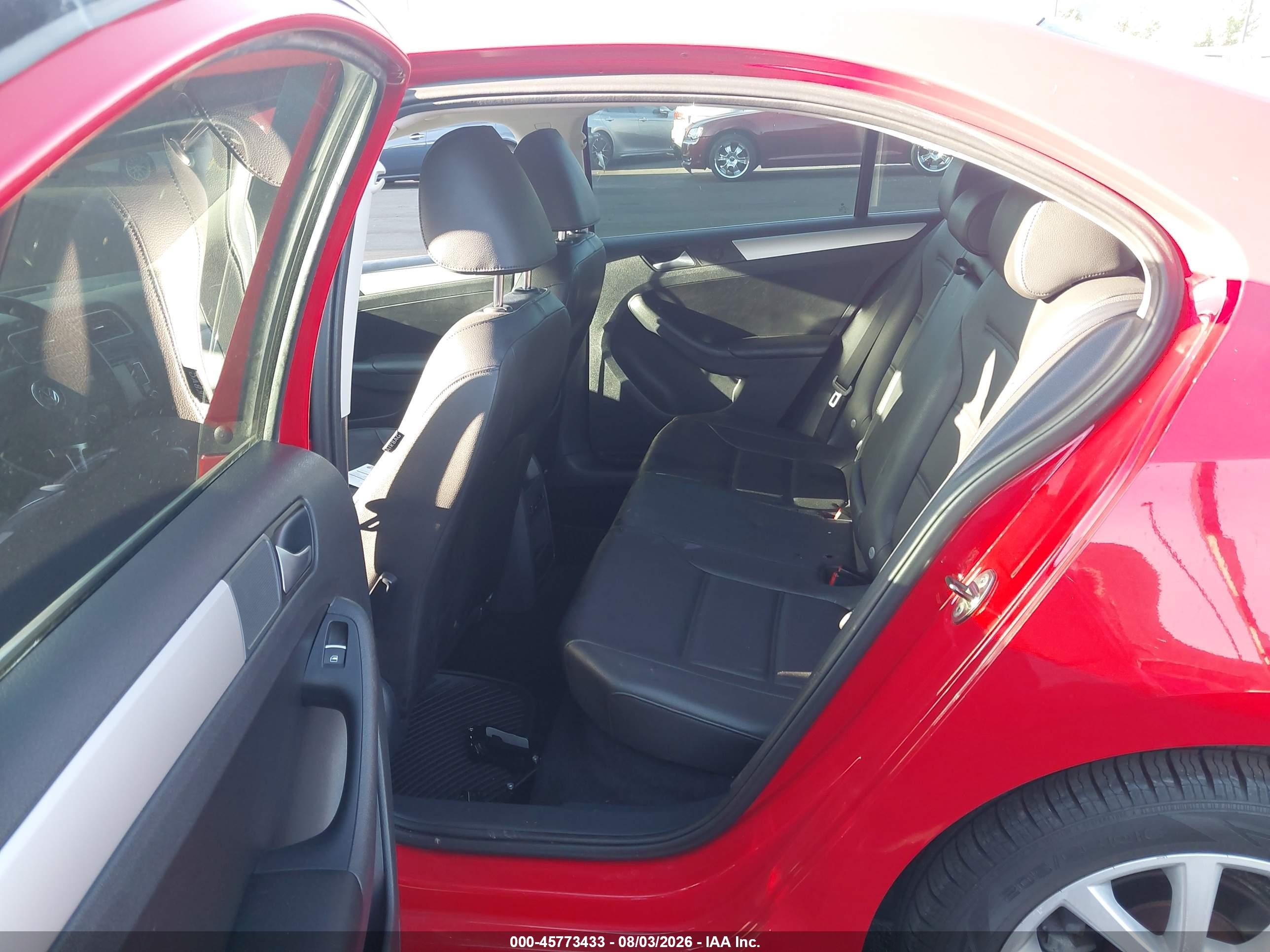 2014 Volkswagen Jetta 1.8t Se Red vin: 3VWD17AJ2EM434307