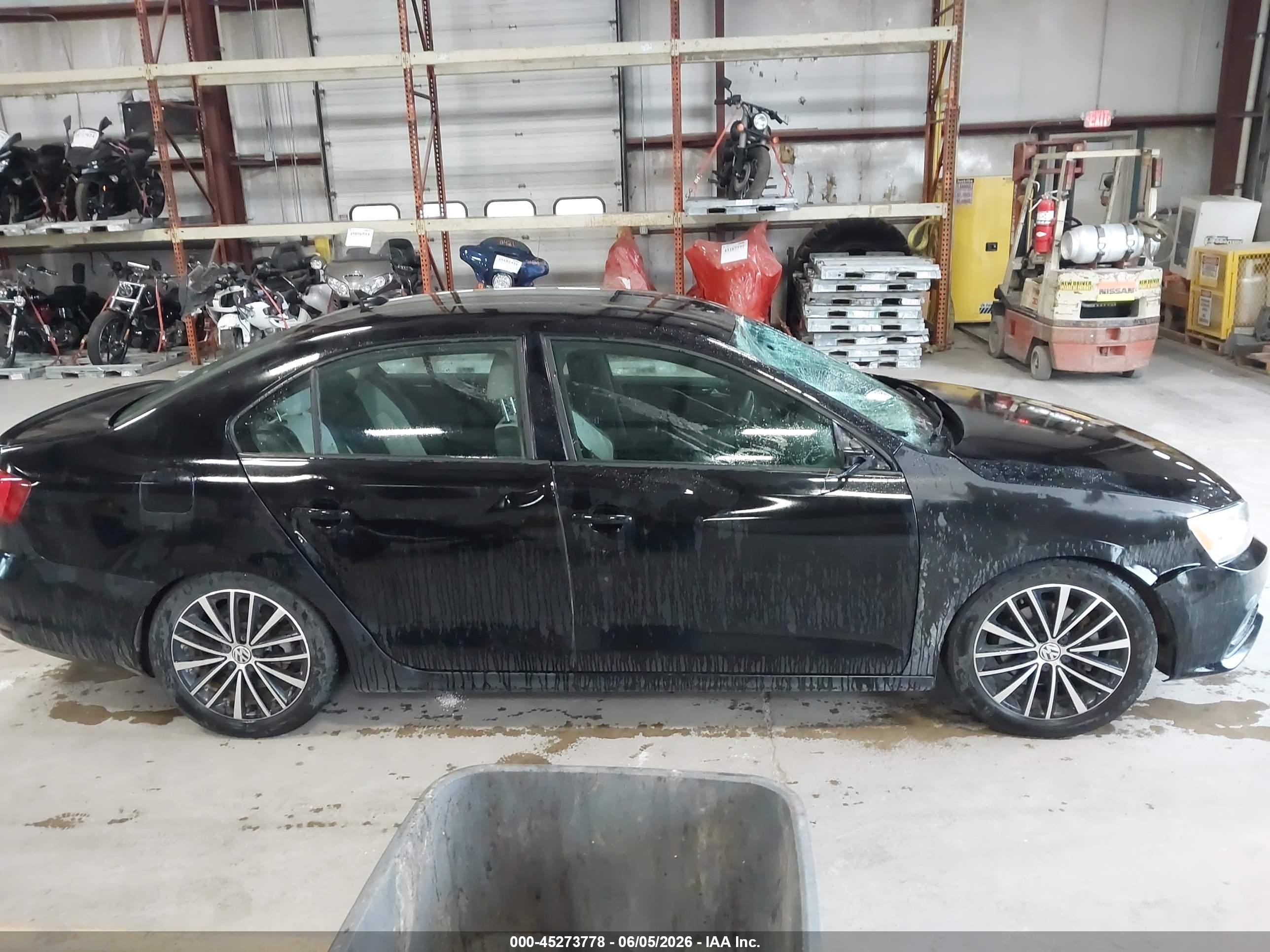 2015 Volkswagen Jetta 1.8t Sport Black vin: 3VWD17AJ2FM204946