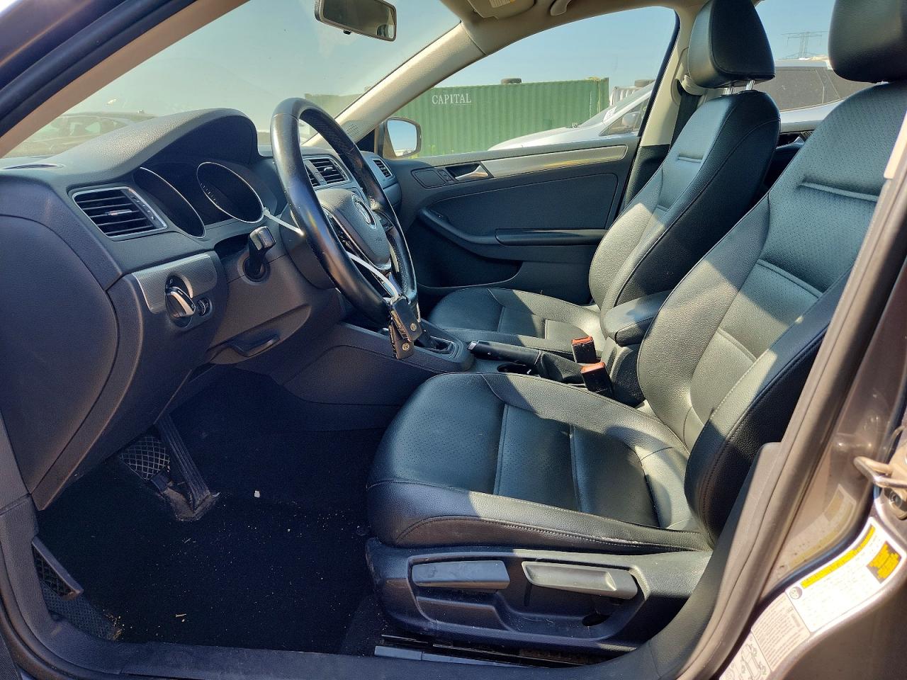 2015 Volkswagen Jetta Se Gray vin: 3VWD17AJ2FM230592