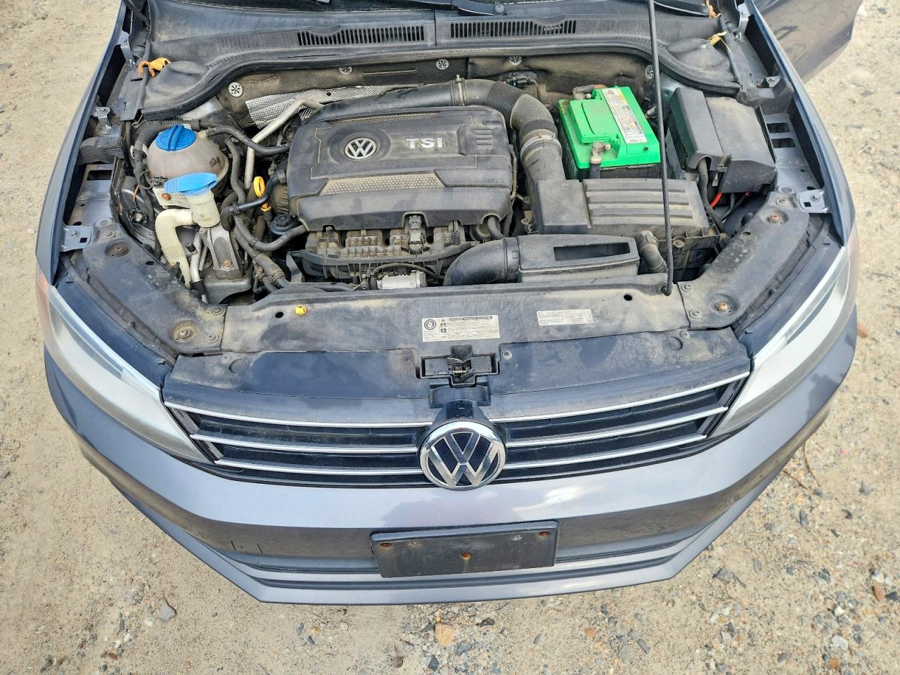2015 Volkswagen Jetta Se Gray vin: 3VWD17AJ2FM250955