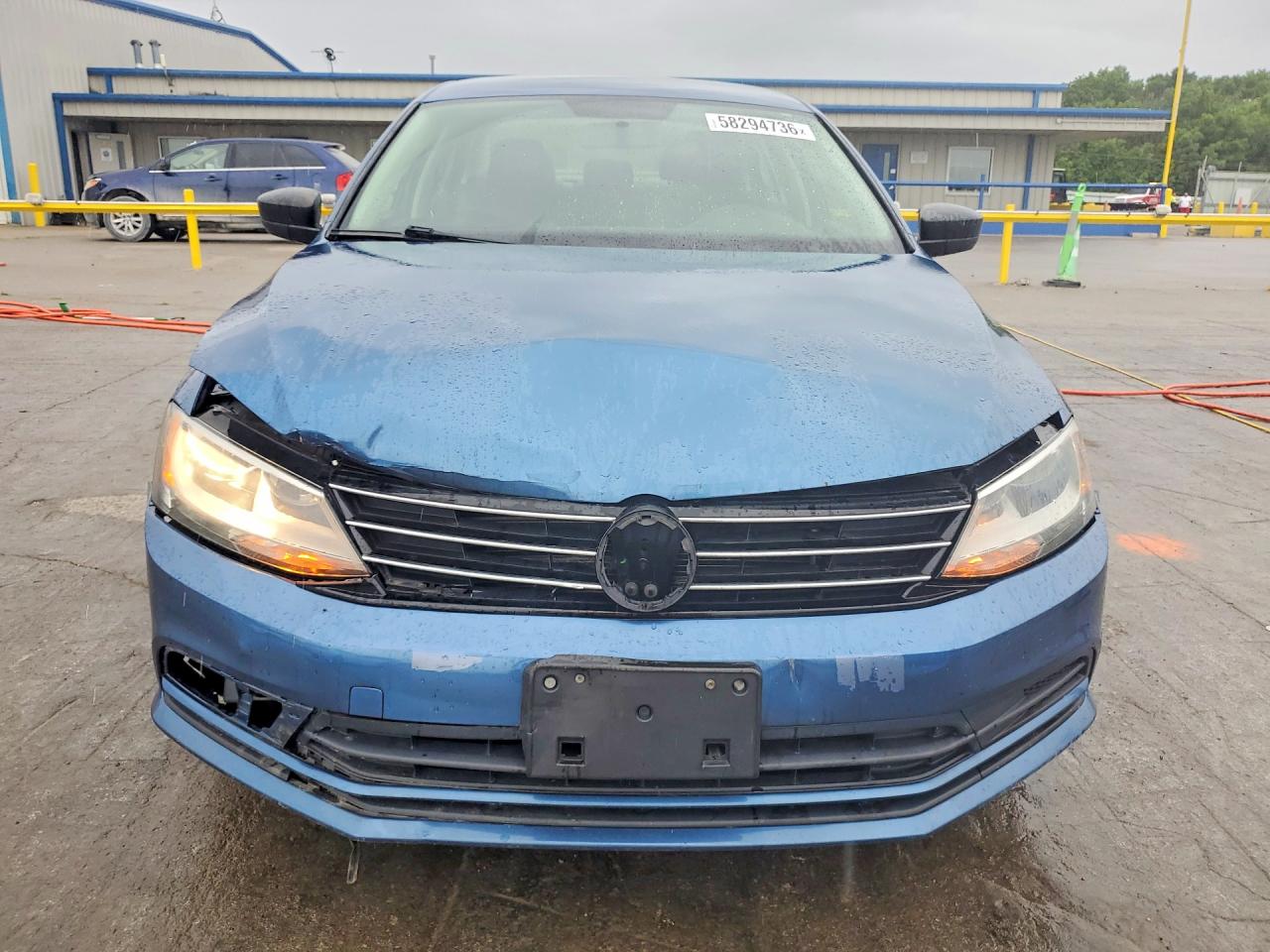 2015 Volkswagen Jetta Se Blue vin: 3VWD17AJ2FM284085