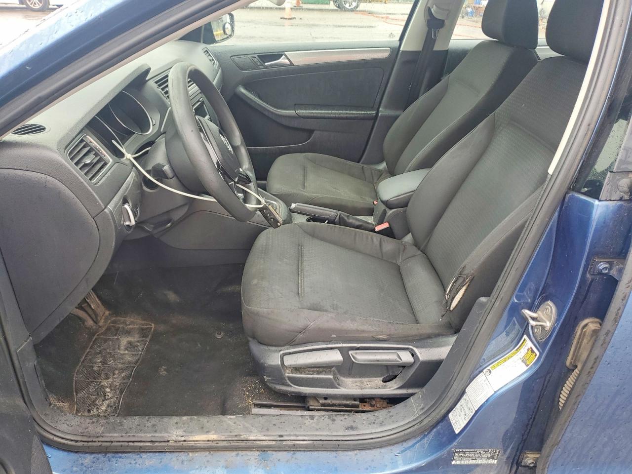 2015 Volkswagen Jetta Se Blue vin: 3VWD17AJ2FM284085
