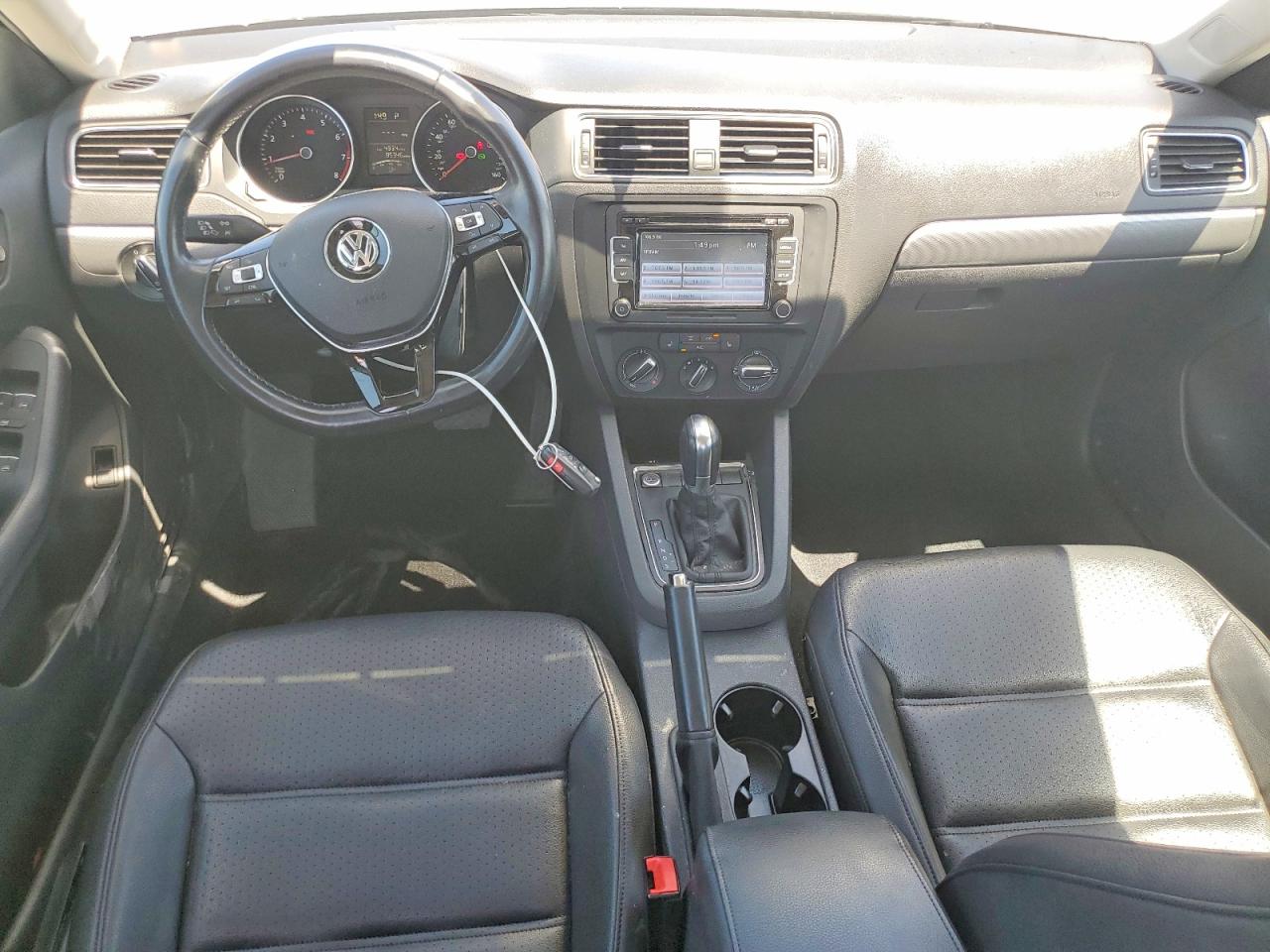 2015 Volkswagen Jetta Se Black vin: 3VWD17AJ2FM287200
