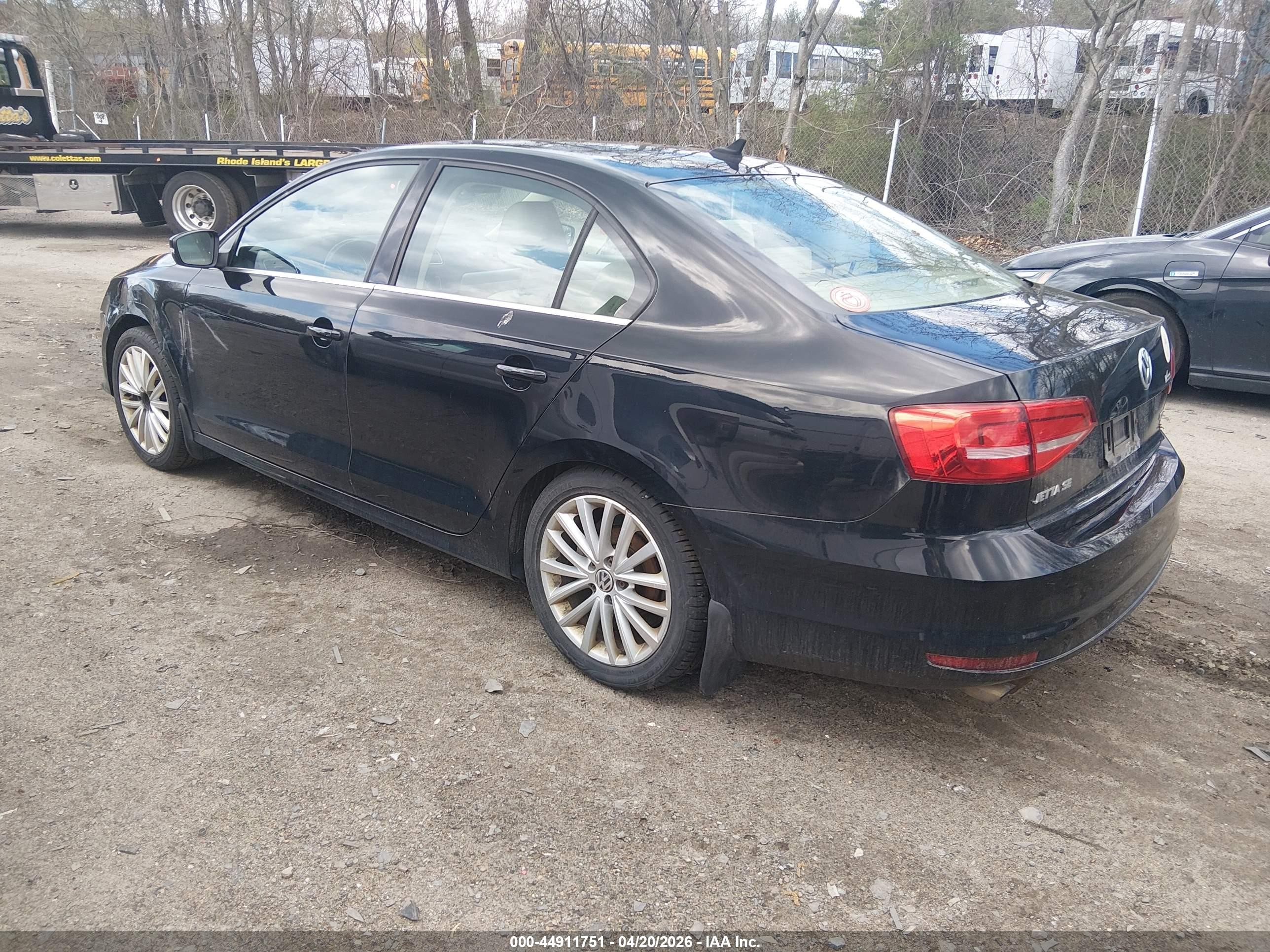 2015 Volkswagen Jetta 1.8t Se Black vin: 3VWD17AJ2FM305033