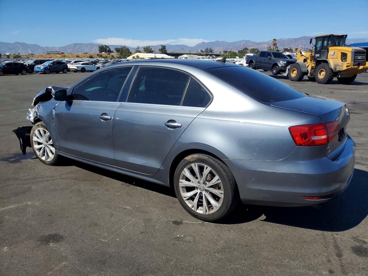 2015 Volkswagen Jetta Se Gray vin: 3VWD17AJ2FM323077