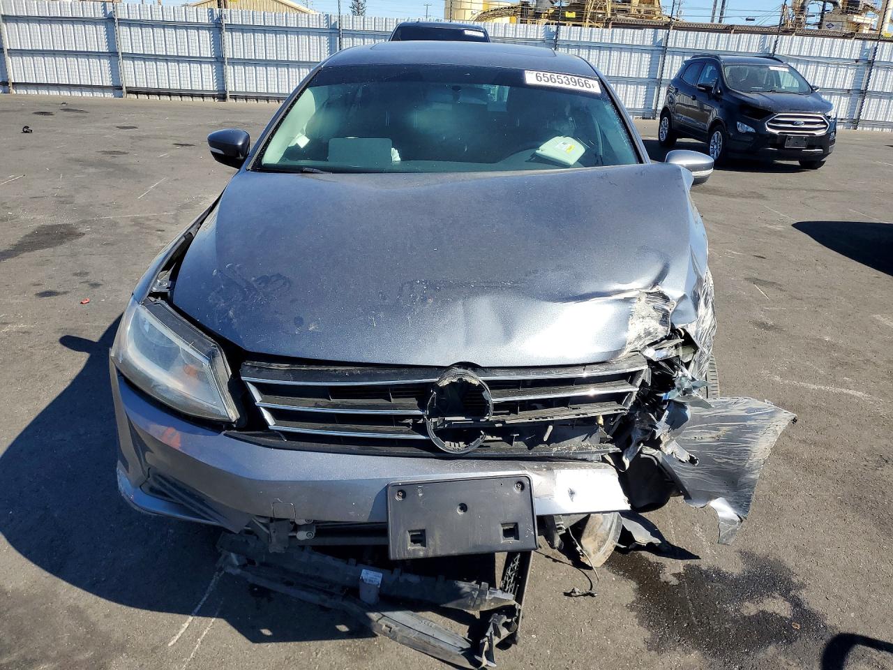 2015 Volkswagen Jetta Se Gray vin: 3VWD17AJ2FM323077