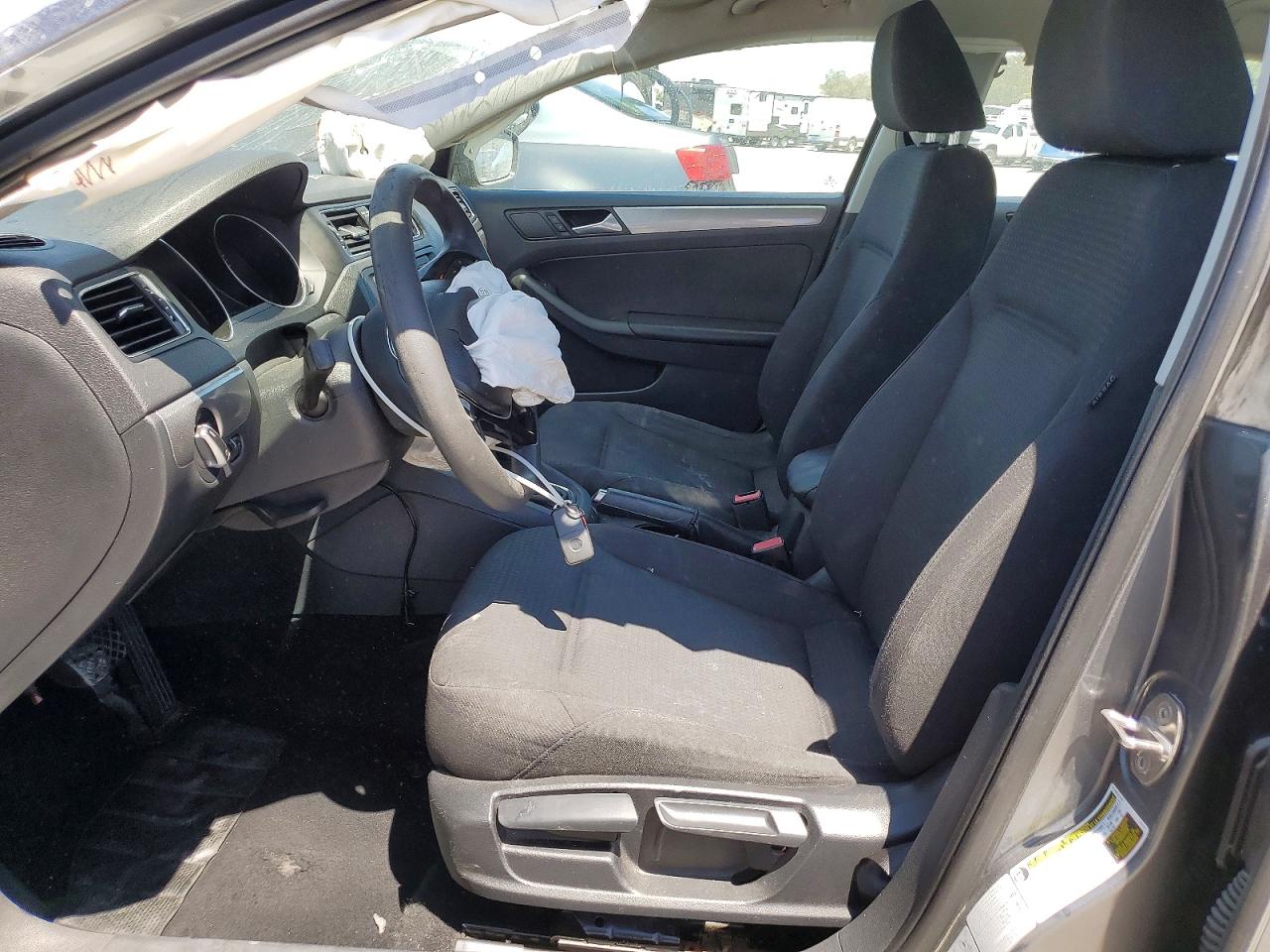 2015 Volkswagen Jetta Se Gray vin: 3VWD17AJ2FM323838