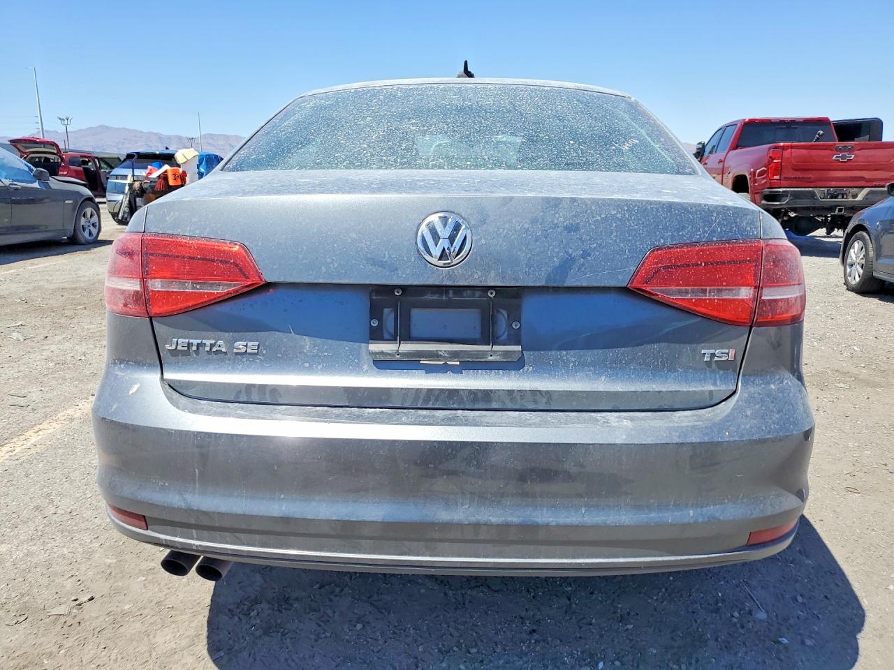 2015 Volkswagen Jetta Se Gray vin: 3VWD17AJ2FM323838
