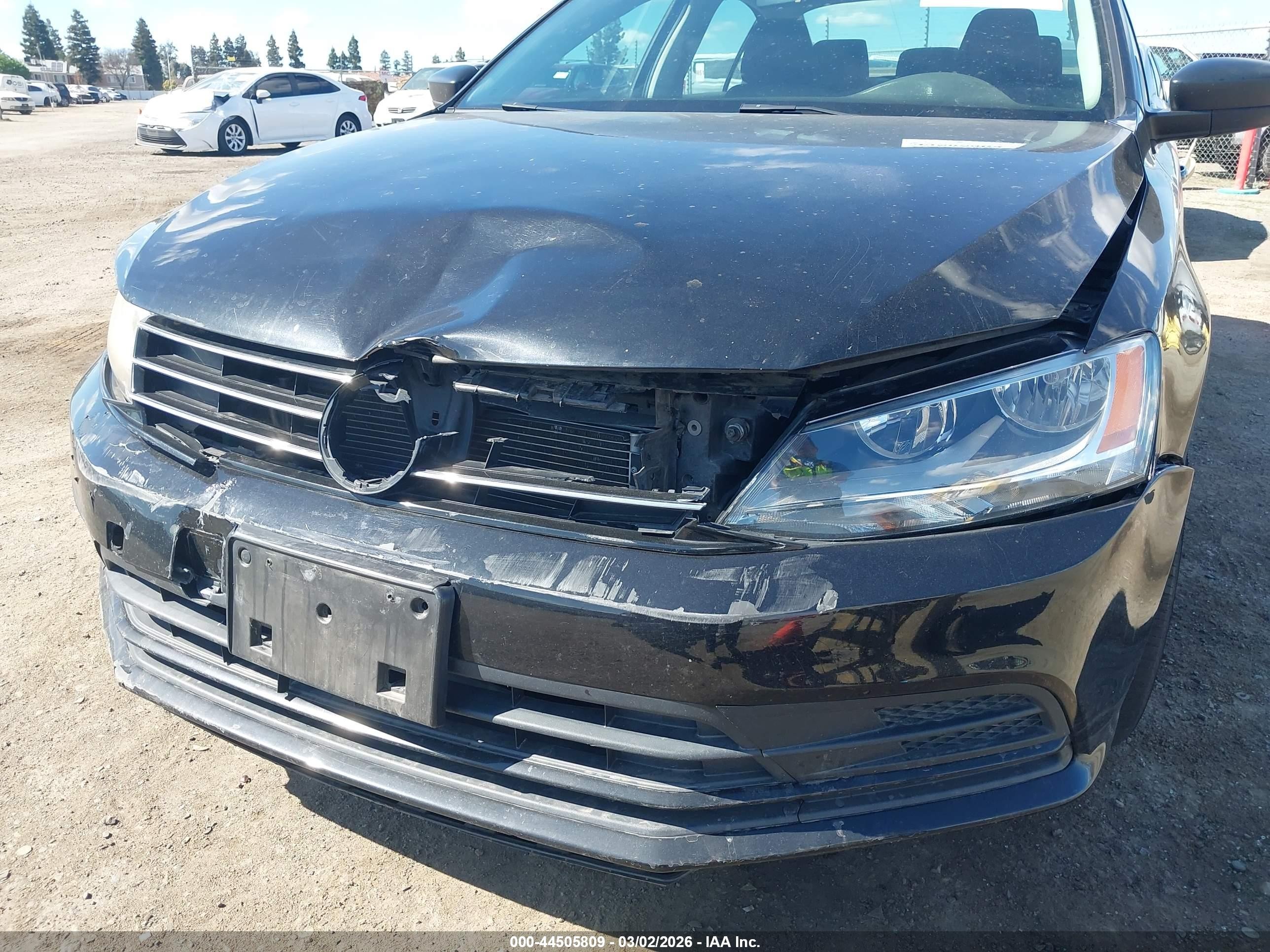 2015 Volkswagen Jetta 1.8t Se Black vin: 3VWD17AJ2FM329400